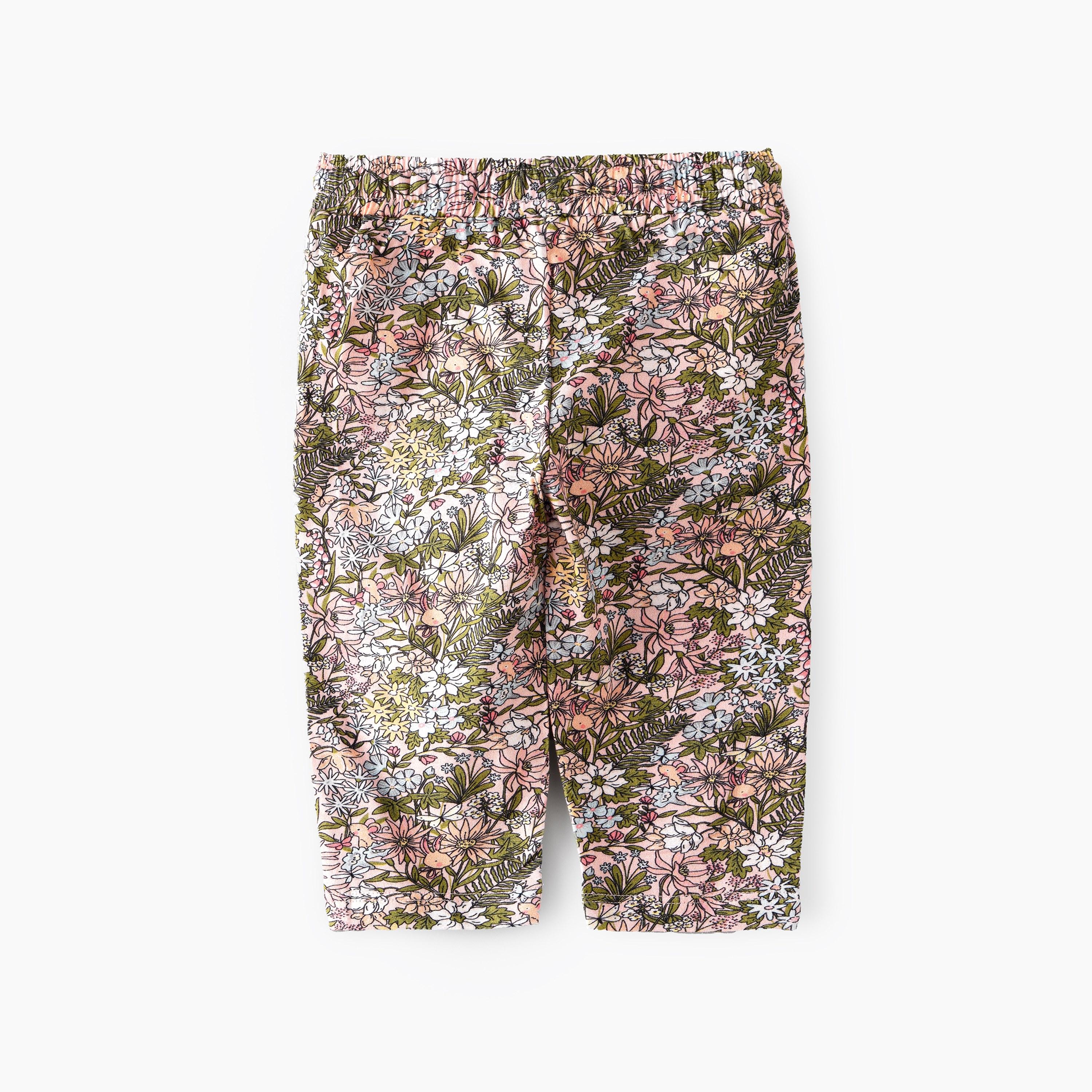 UniqKidz Soft and Comfortable Cotton Sweatpants for Girls-baby-girls-clothing-bottoms-trousers-image-2