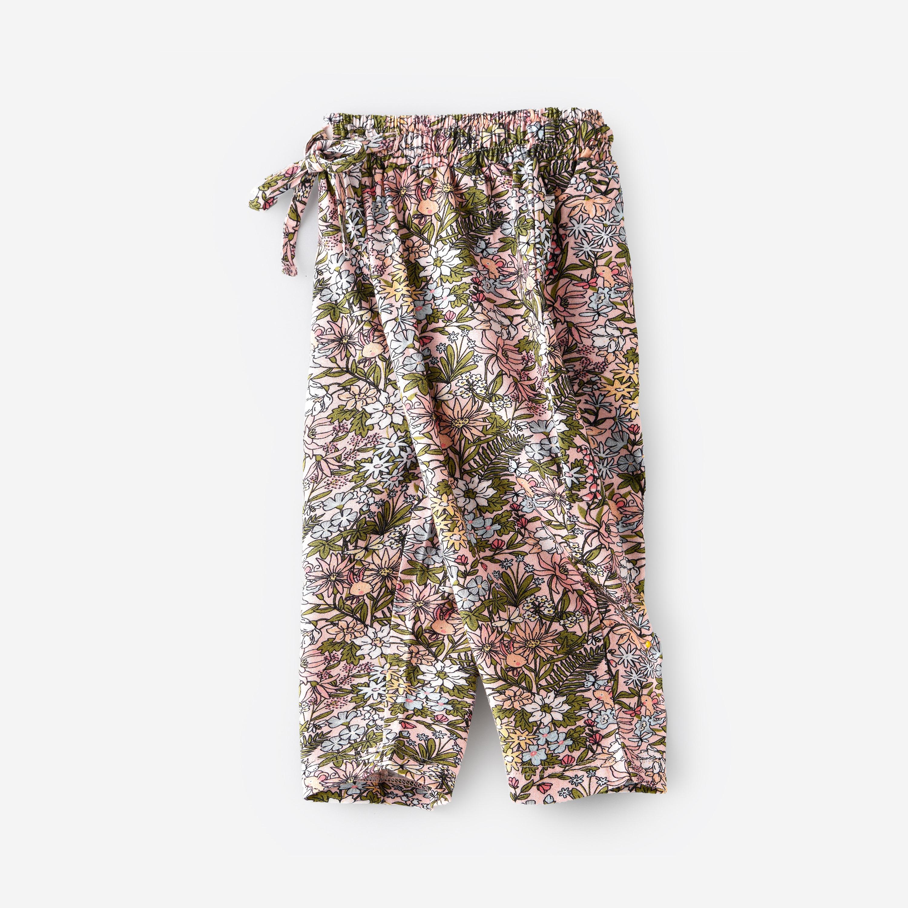 UniqKidz Soft and Comfortable Cotton Sweatpants for Girls-baby-girls-clothing-bottoms-trousers-image-3