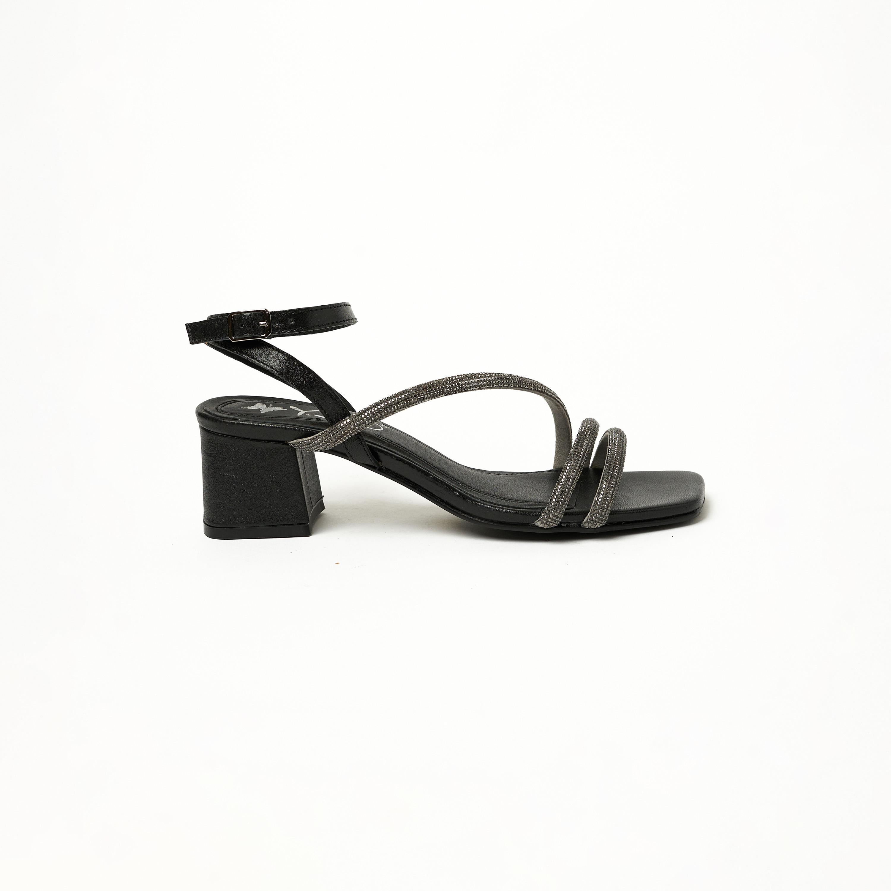 Y.SO by Geoomnii Women's Buckle Holly1 Block Heels | Y-24-034        -women-shoes-heels-image-2