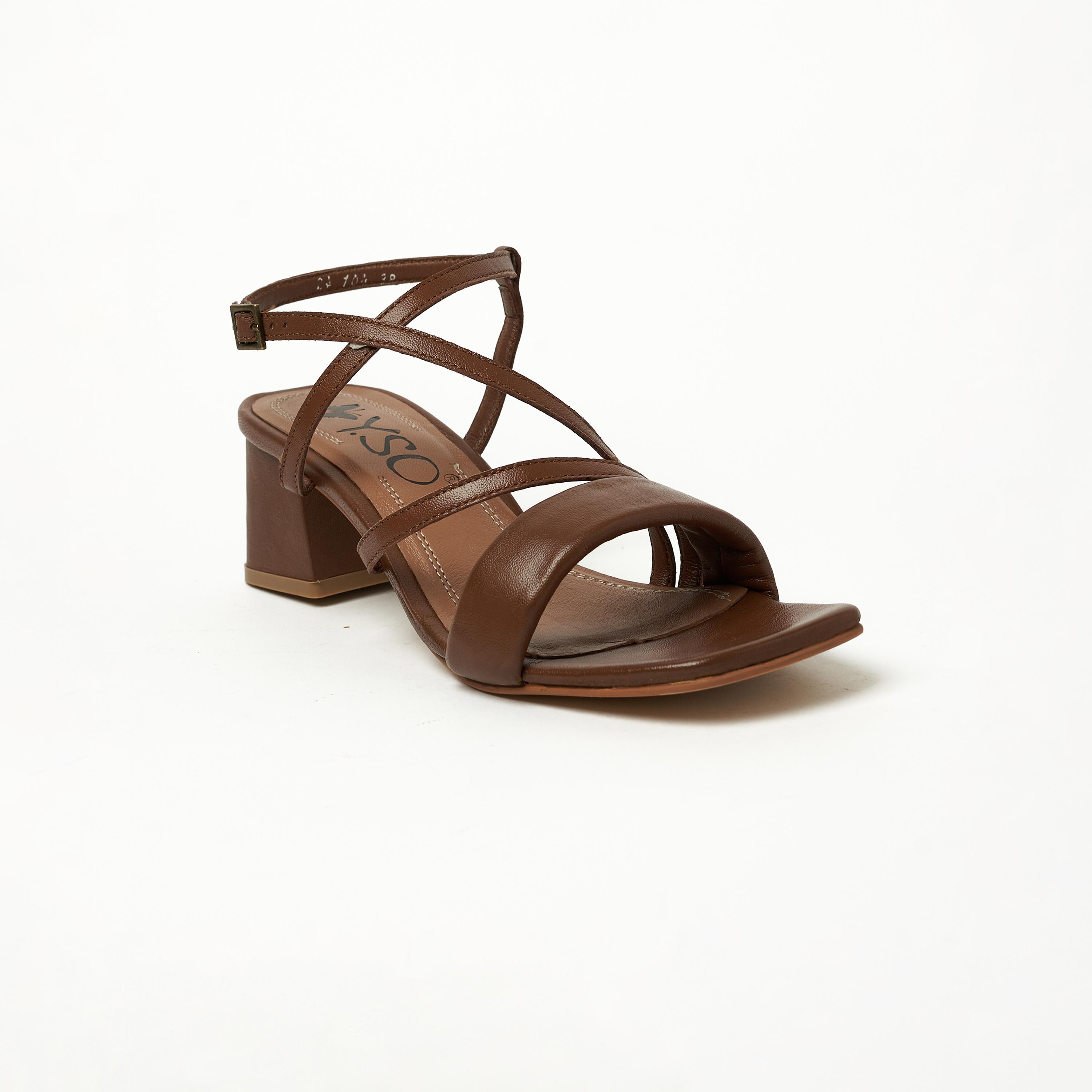 واي.سو- حذاء بكعب سميك مايلز1 للنساء | Y-24-104-women-shoes-heels-image-1