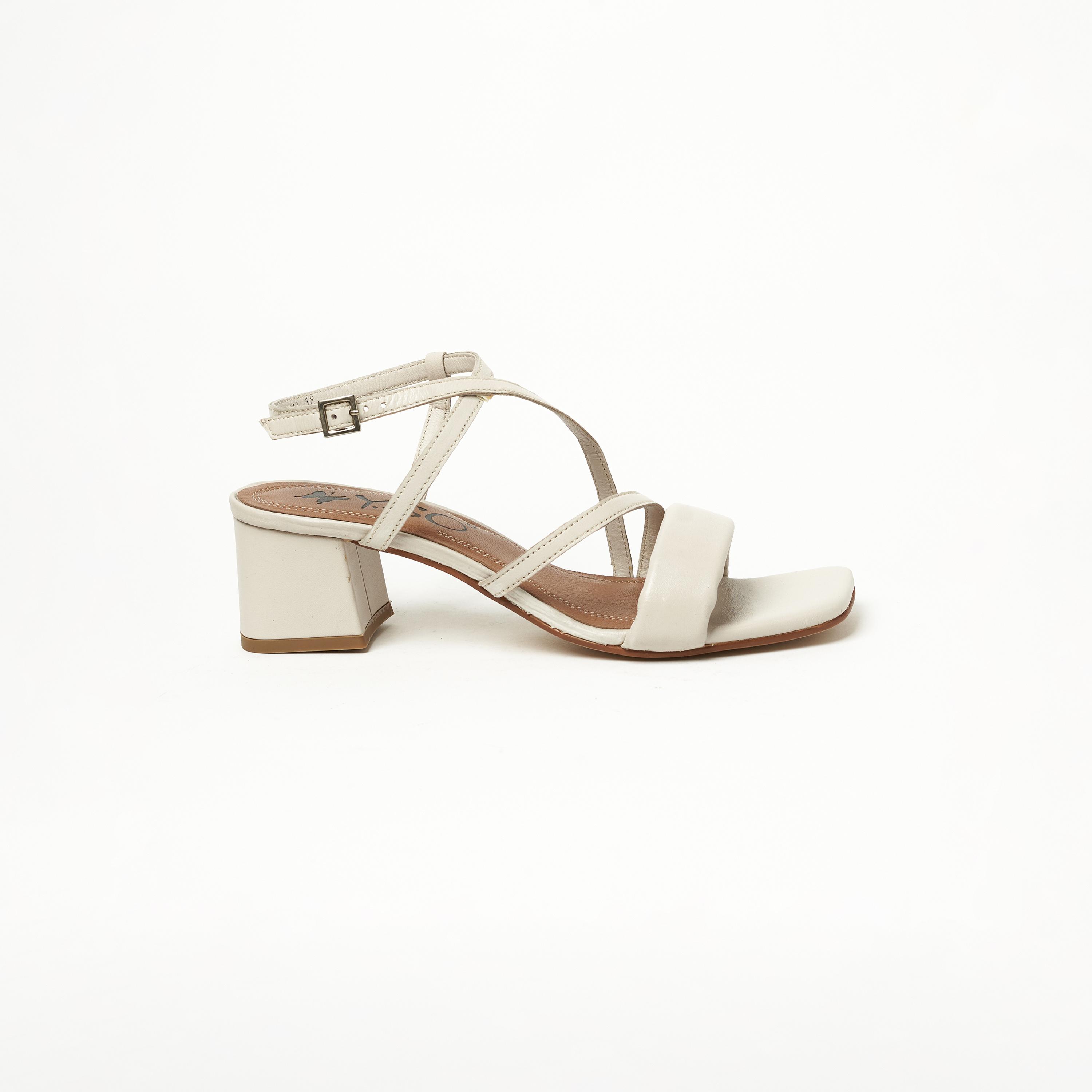 Y.SO by Geoomnii Women's Buckle Miles1 Block Heels | Y-24-104        -women-shoes-heels-image-2