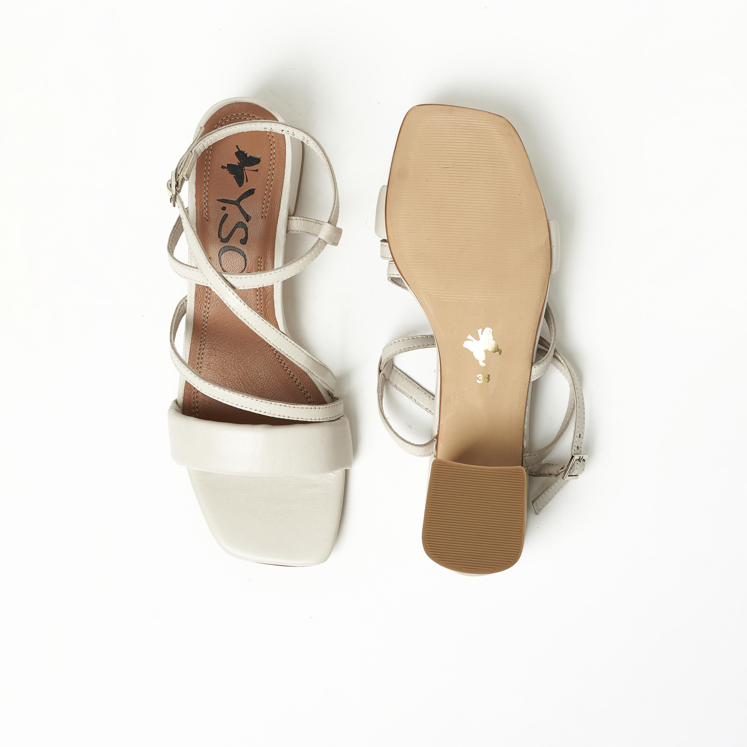 Y.SO by Geoomnii Women's Buckle Miles1 Block Heels | Y-24-104        -women-shoes-heels-image-5