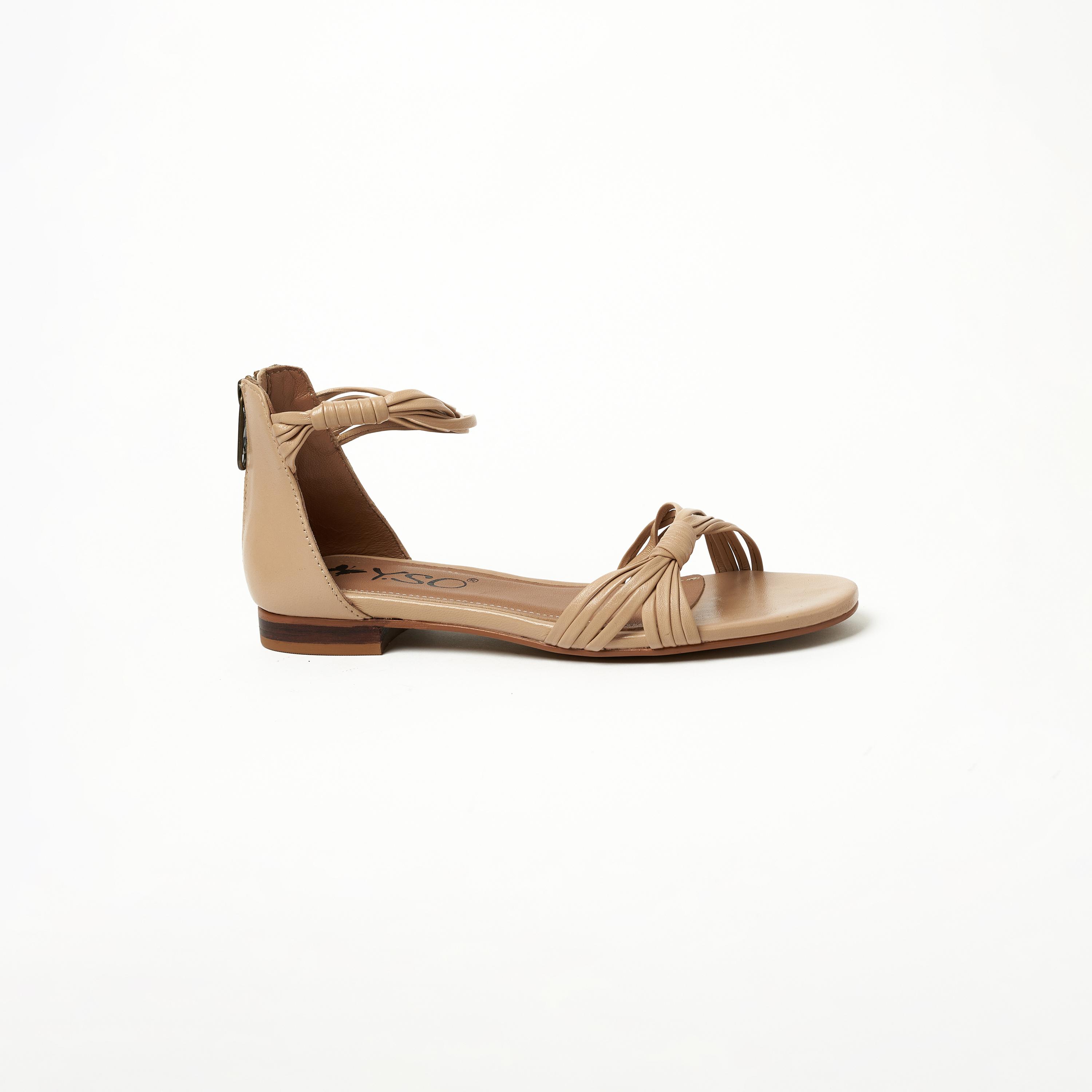 Y.SO by Geoomnii Women's Zip Sage1 Strap Sandals | Y-24-116        -women-shoes-sandals-flats-image-2