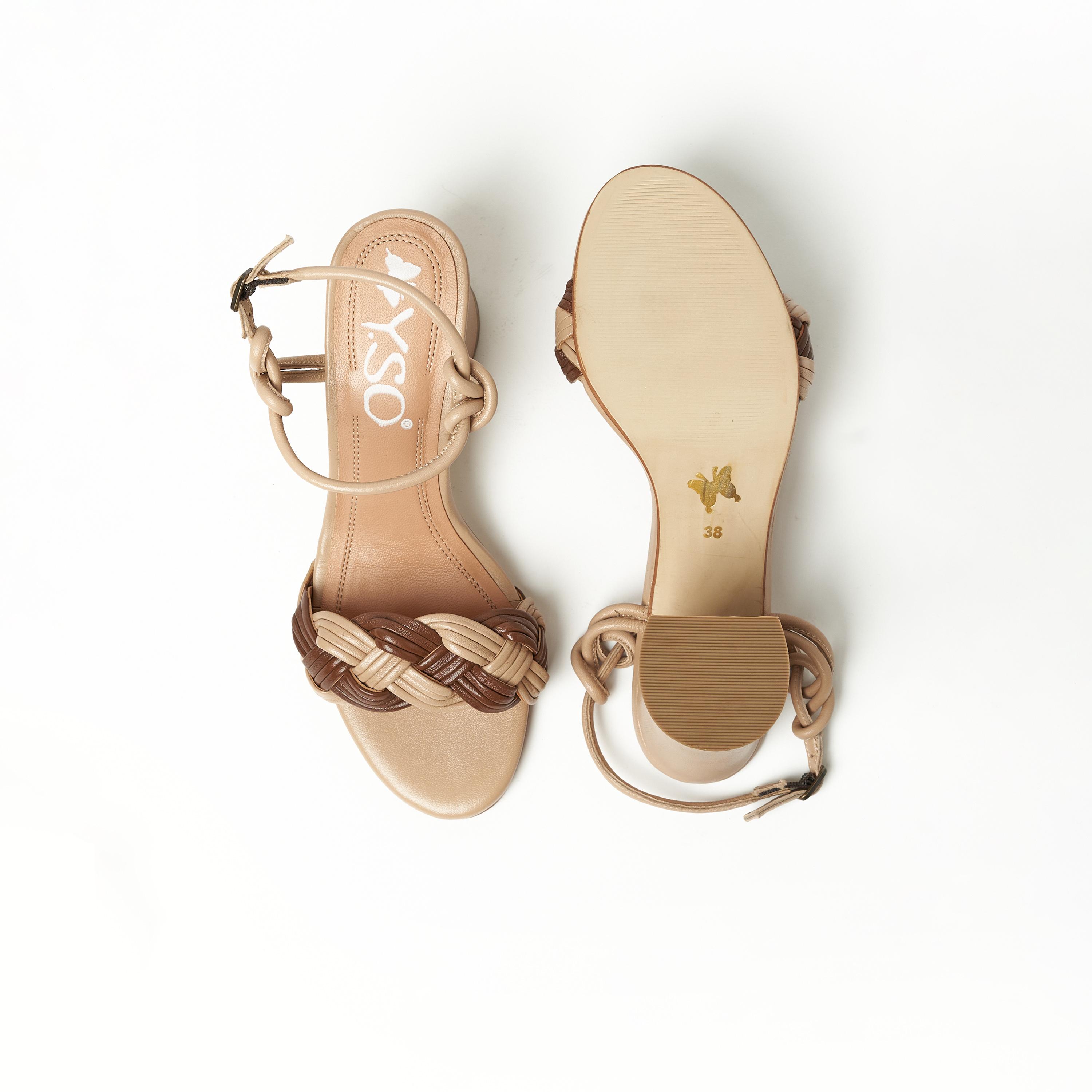 Y.SO by Geoomnii Women's Buckle Maci1 Block Heels | Y-24-133        -women-shoes-heels-image-2