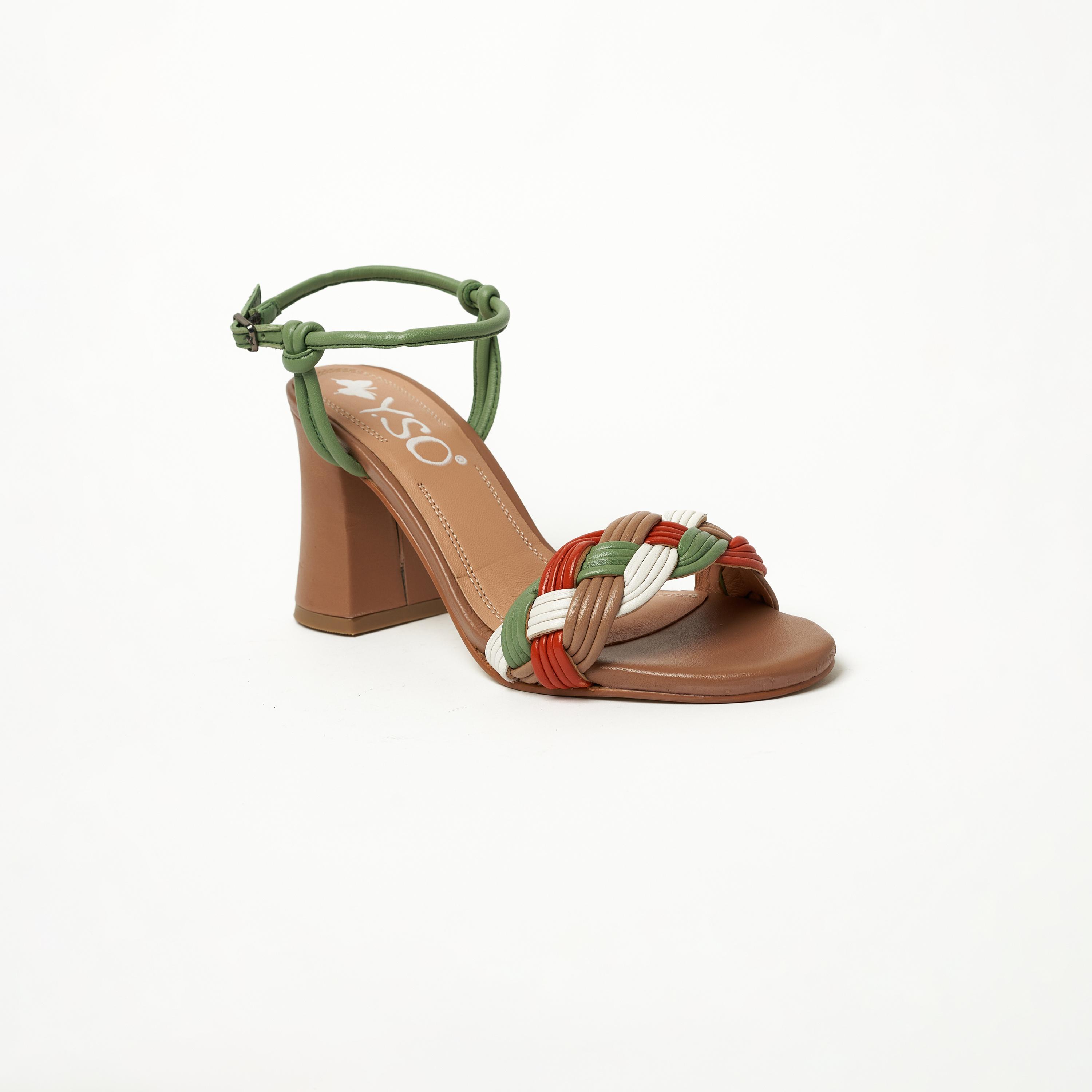 واي.سو- حذاء بكعب سميك ماسي1 للنساء | Y-24-133-women-shoes-heels-image-1