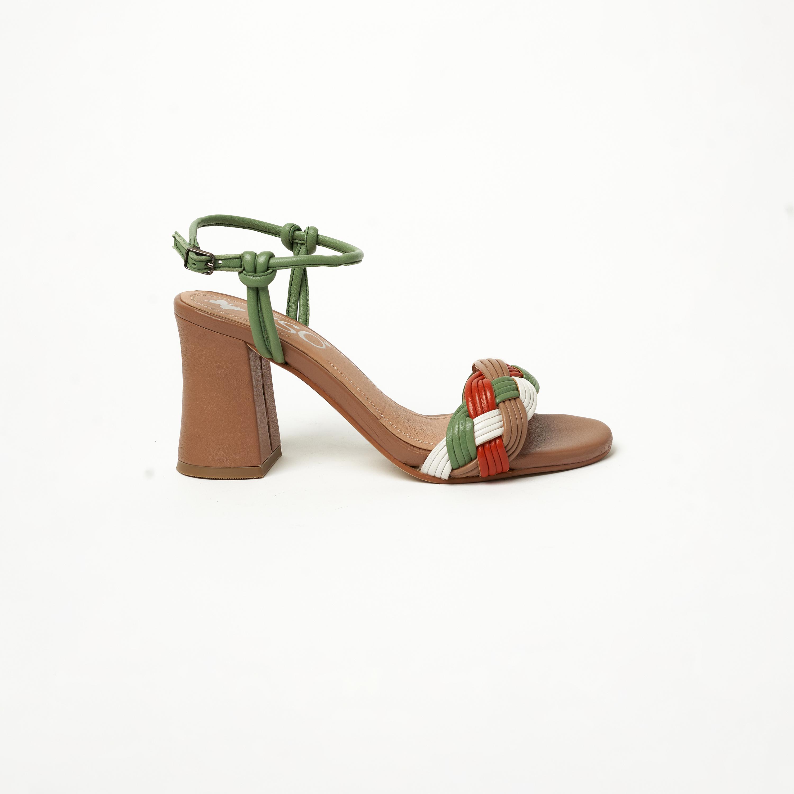 واي.سو- حذاء بكعب سميك ماسي1 للنساء | Y-24-133-women-shoes-heels-image-2