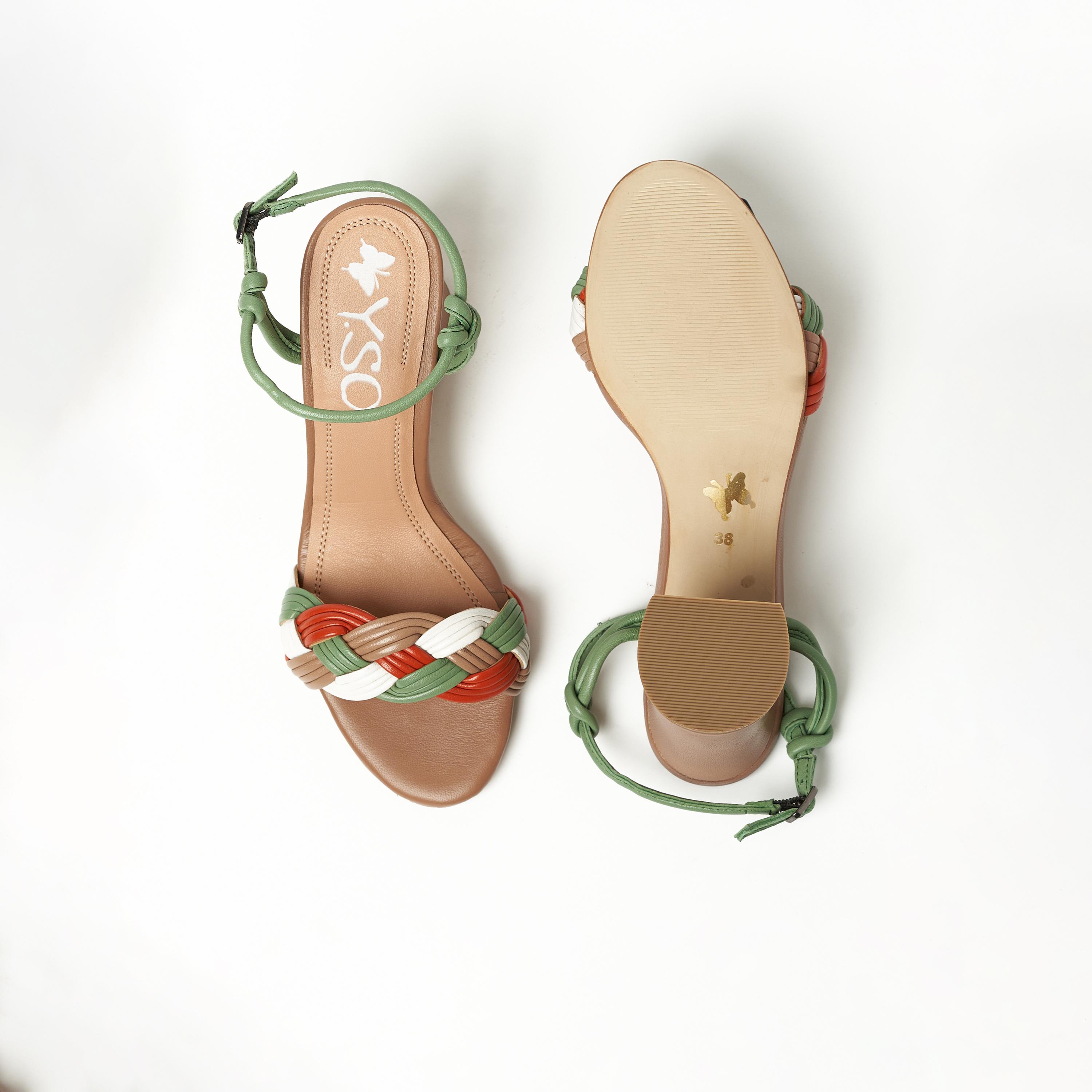 واي.سو- حذاء بكعب سميك ماسي1 للنساء | Y-24-133-women-shoes-heels-image-5