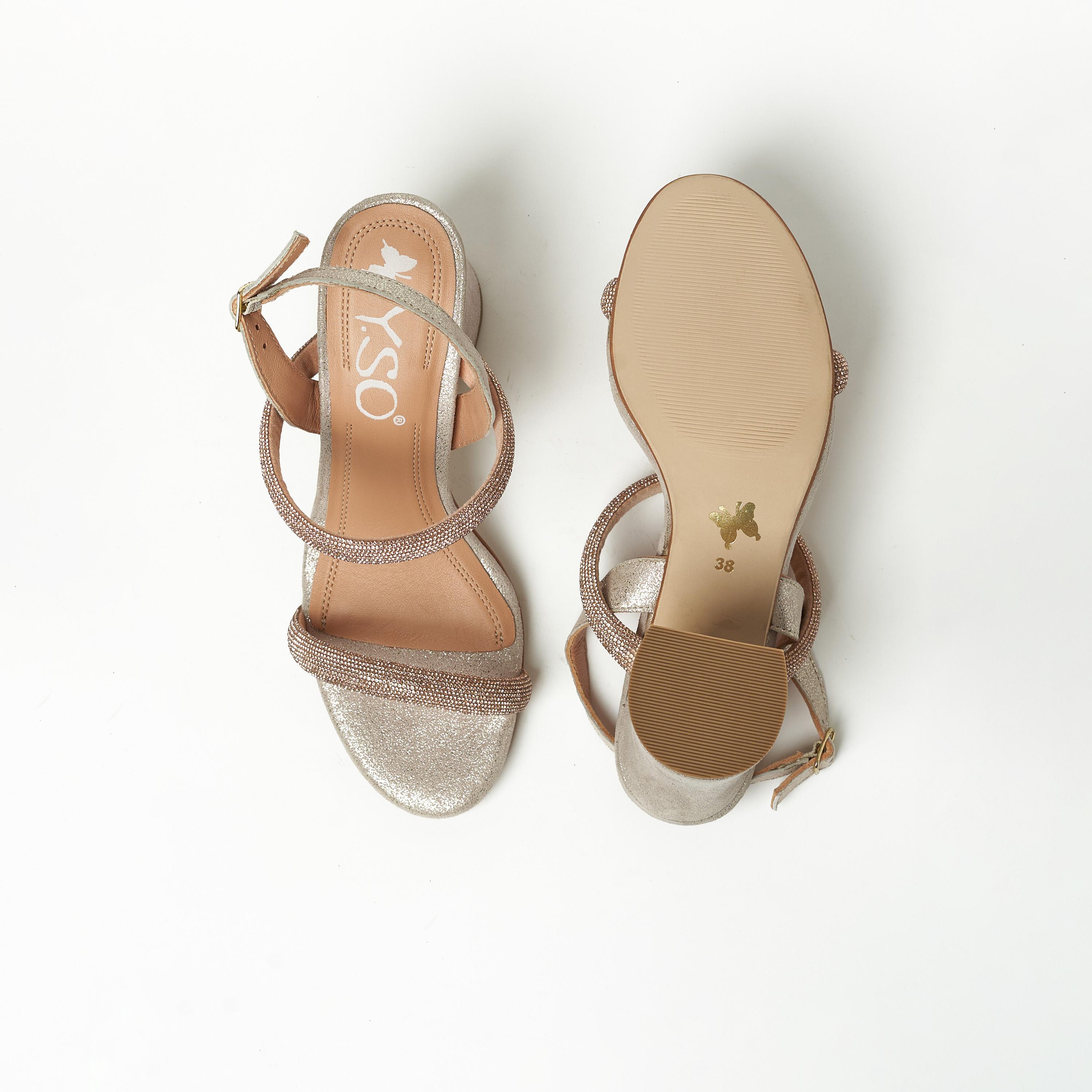واي.سو- حذاء بكعب سميك جون1 للنساء | Y-24-134-women-shoes-heels-image-5