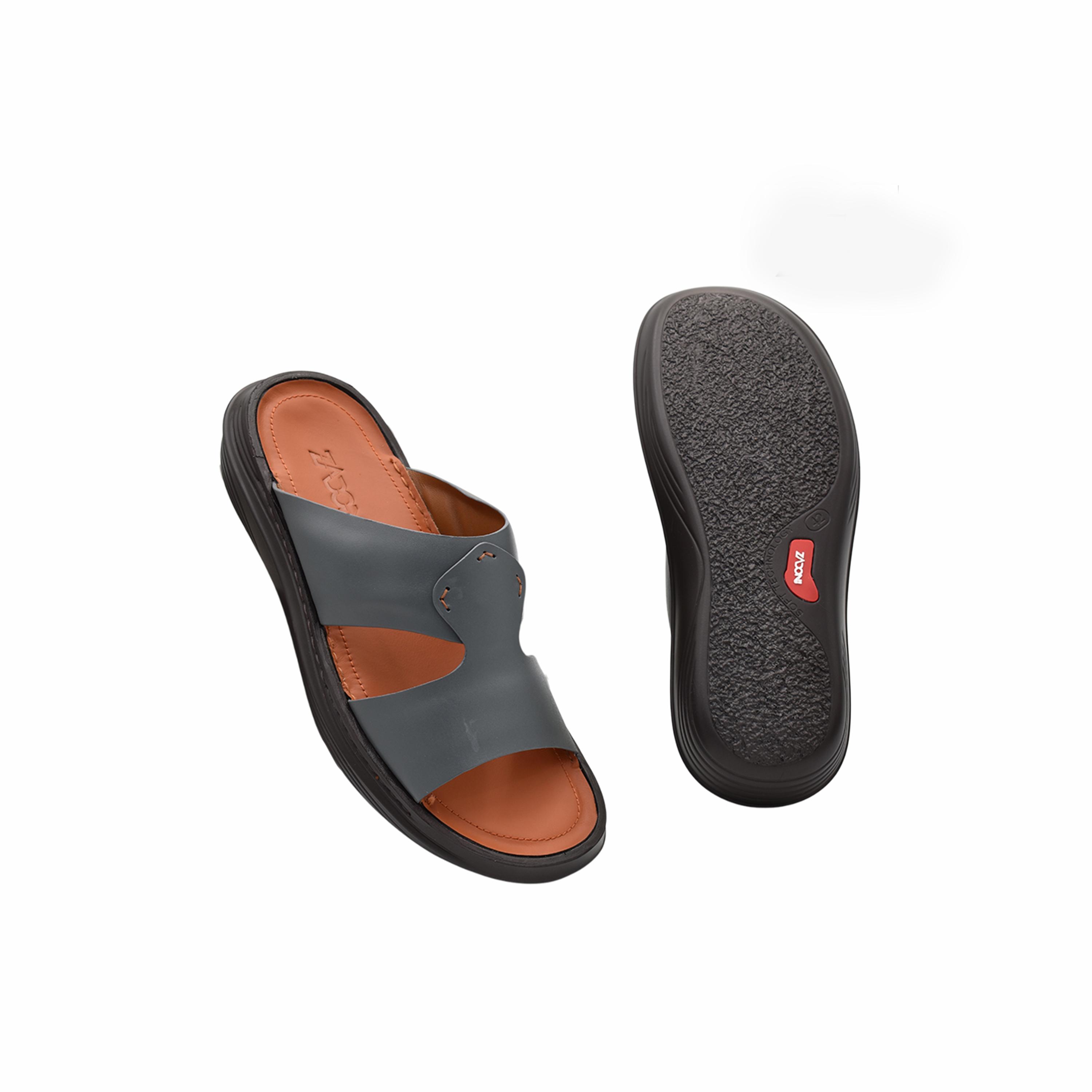 Zadoni Men's Italian Leather Arabic Sandals | Z-18-men-shoes-sandals-image-3