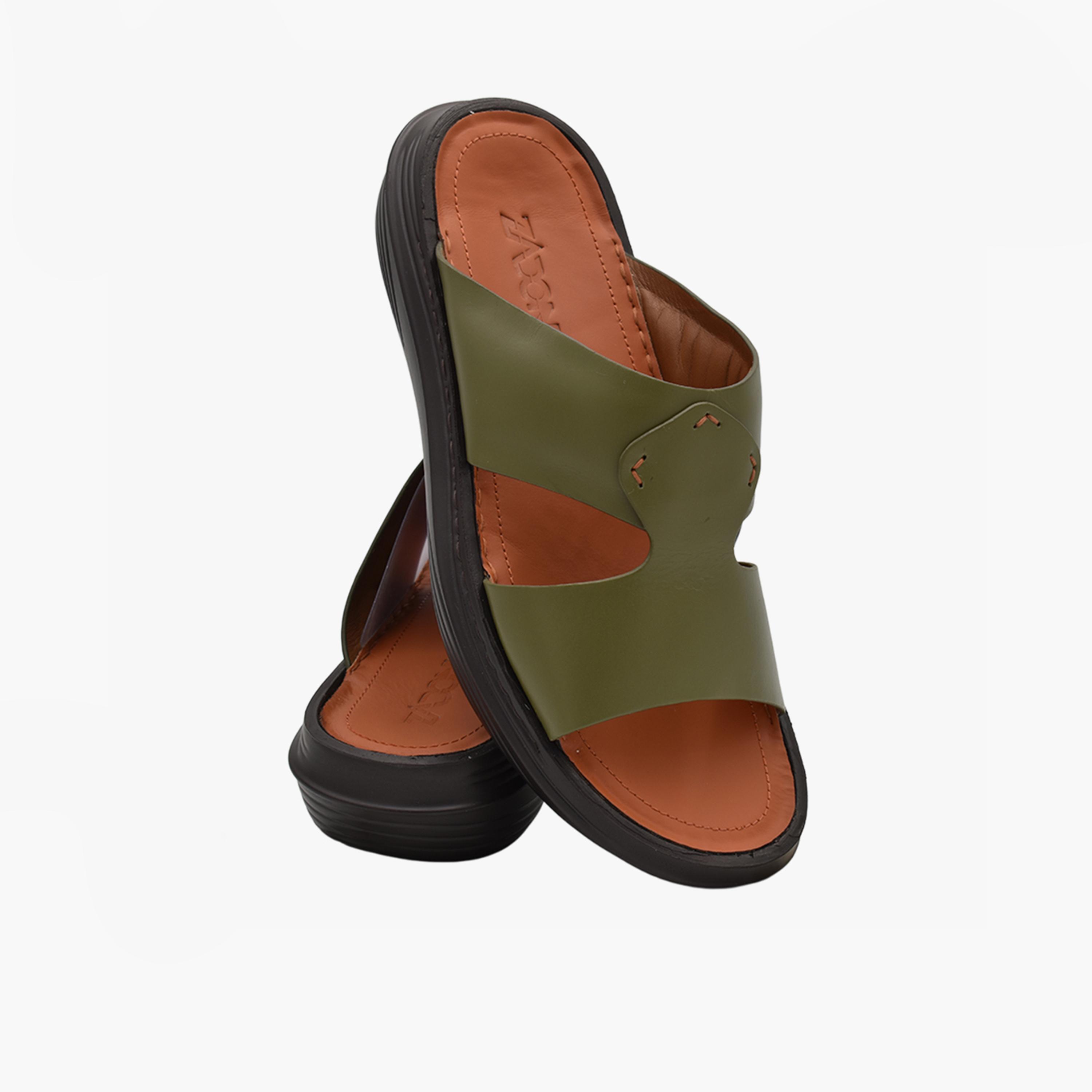 Zadoni Men's Italian Leather Arabic Sandals | Z-18-men-shoes-sandals-image-2