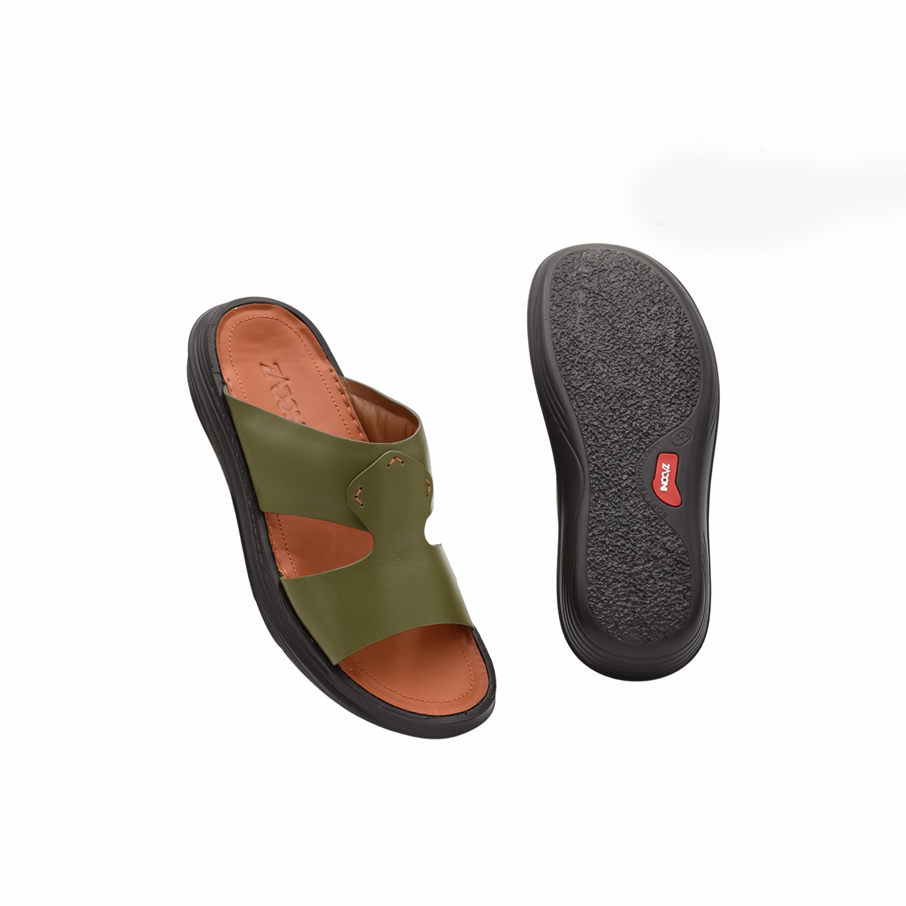 Zadoni Men's Italian Leather Arabic Sandals | Z-18-men-shoes-sandals-image-3