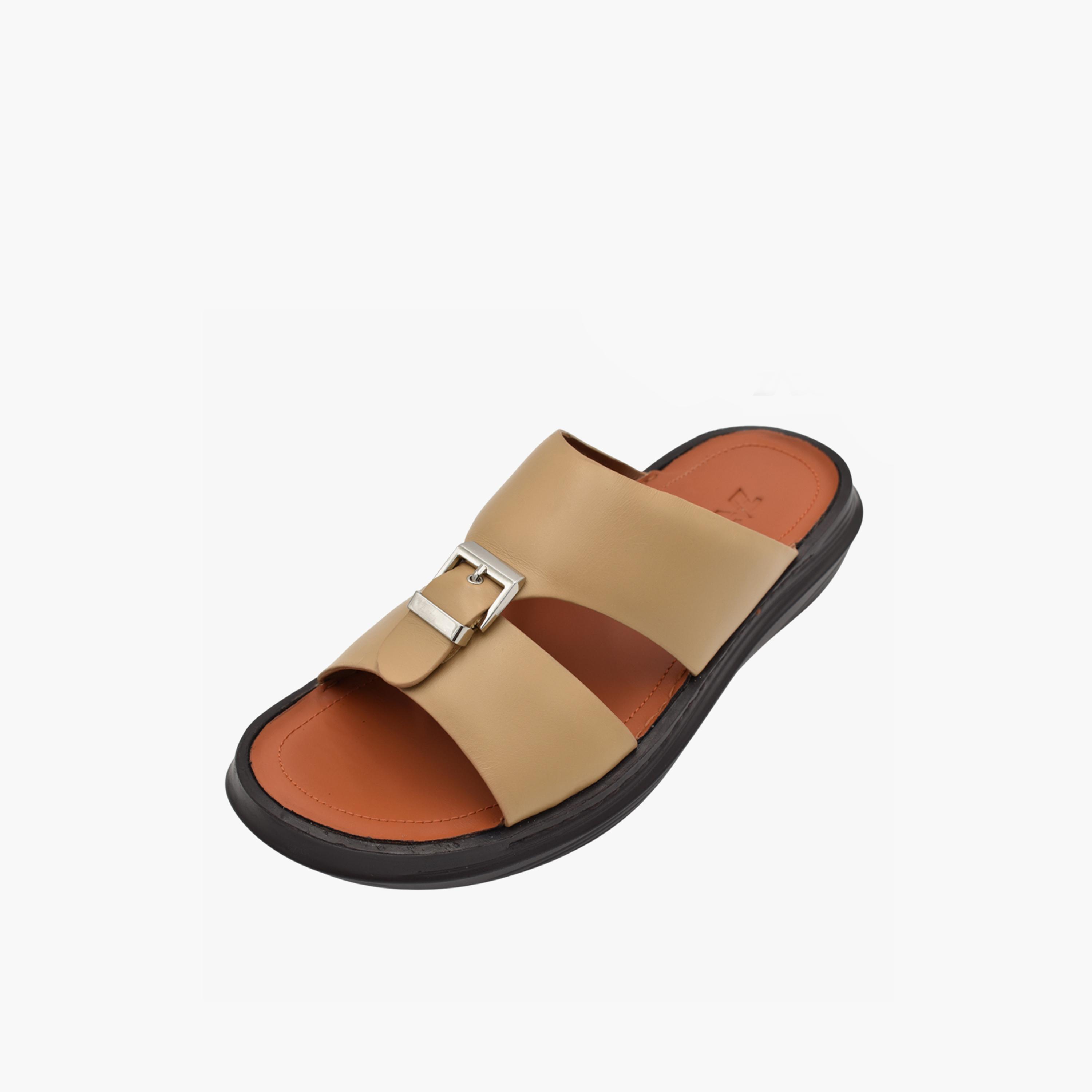 Zadoni Men's Italian Leather Arabic Sandals | Z-19-men-shoes-sandals-image-1