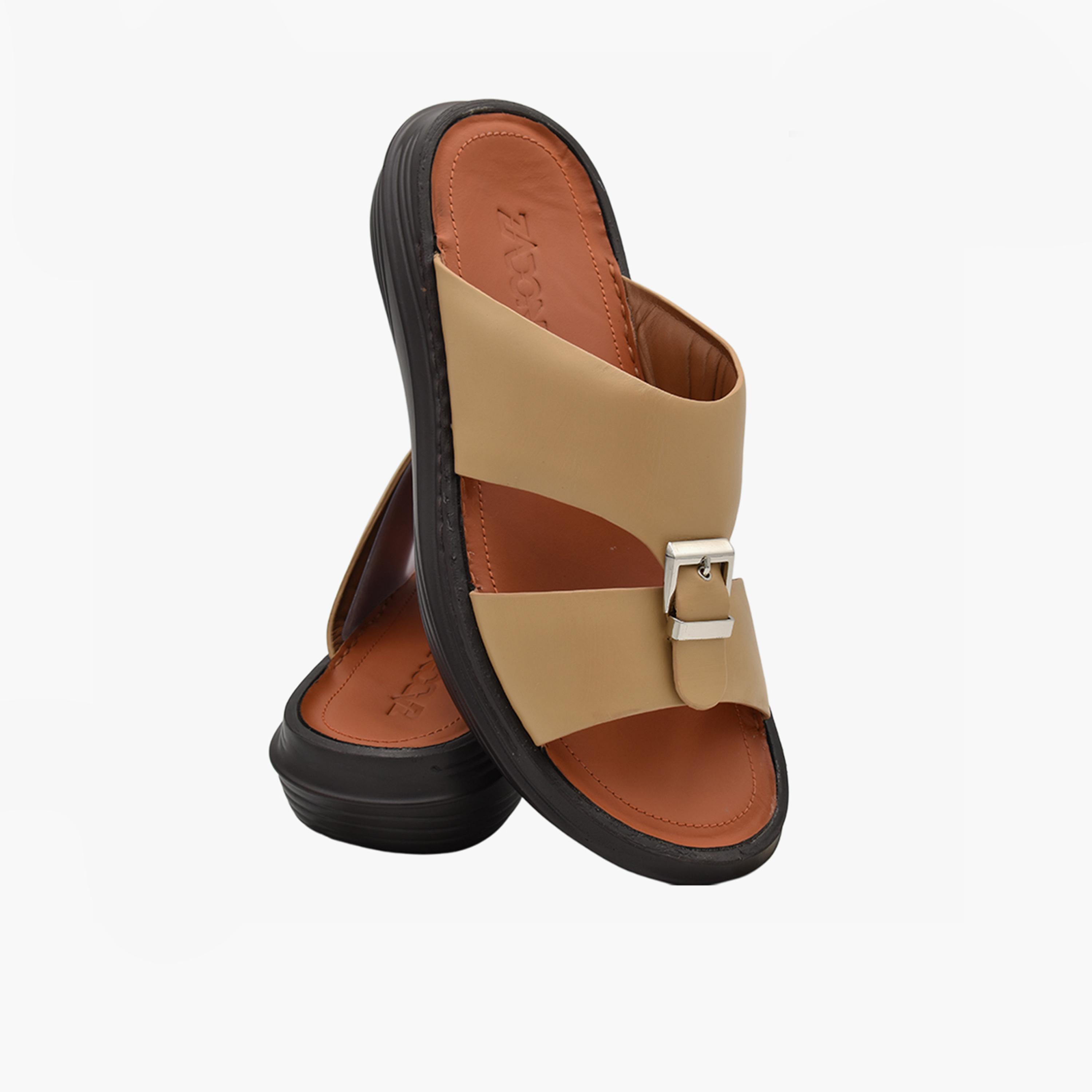 Zadoni Men's Italian Leather Arabic Sandals | Z-19-men-shoes-sandals-image-2