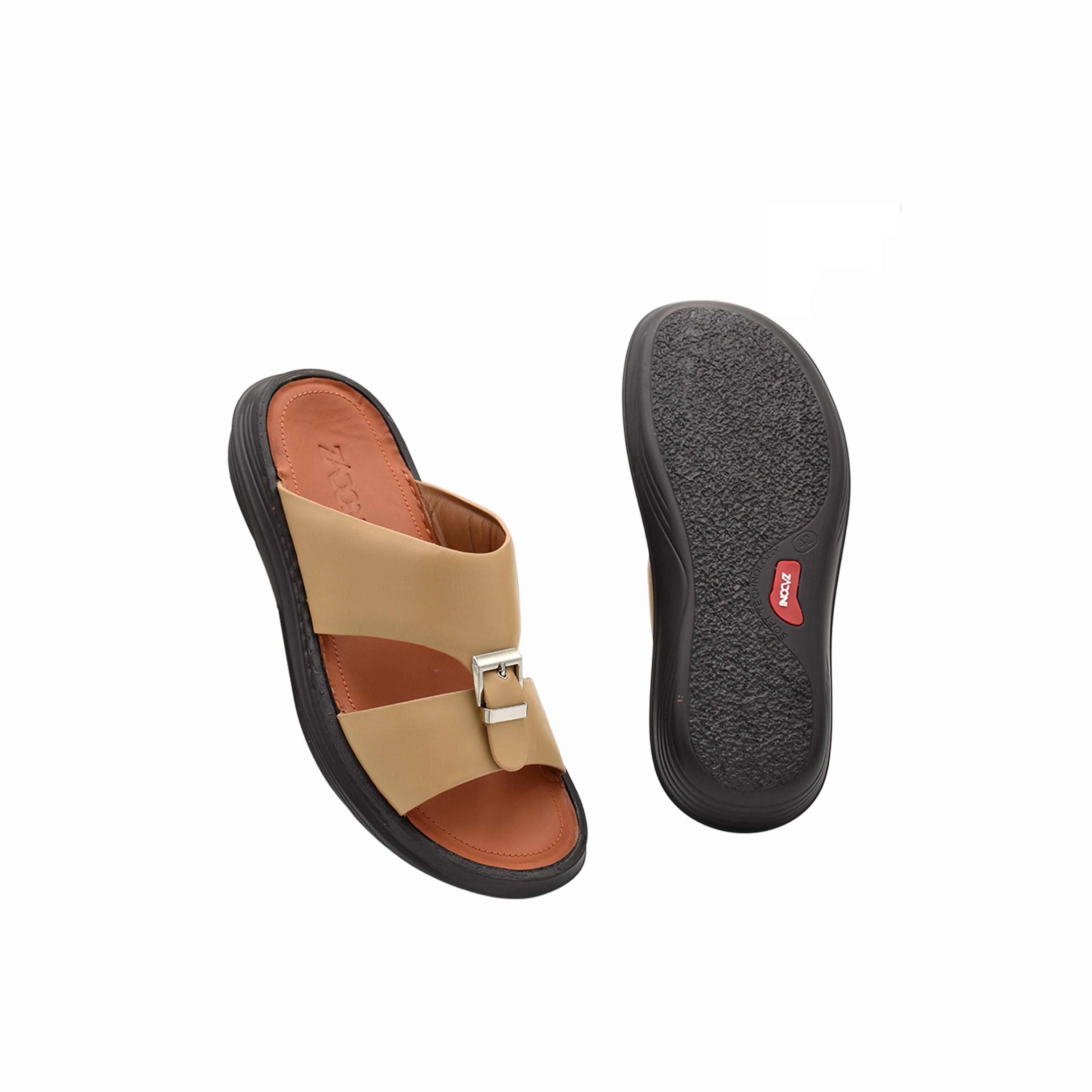 Zadoni Men's Italian Leather Arabic Sandals | Z-19-men-shoes-sandals-image-3