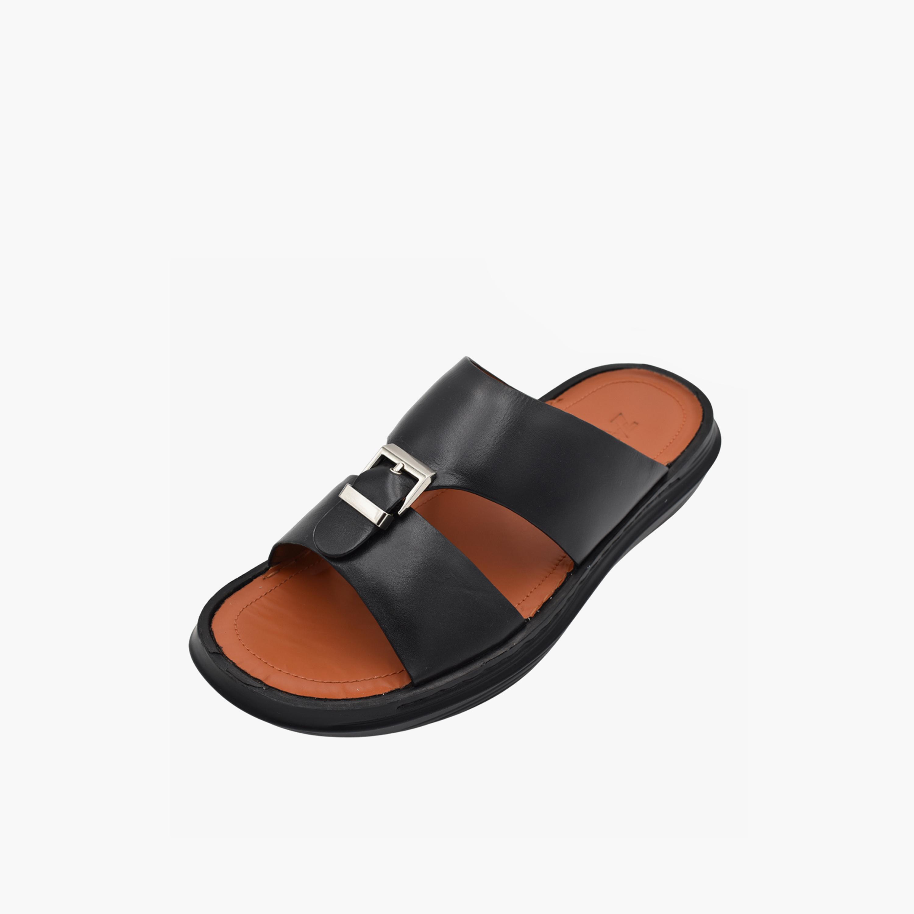 Zadoni Men's Italian Leather Arabic Sandals | Z-19-men-shoes-sandals-image-1