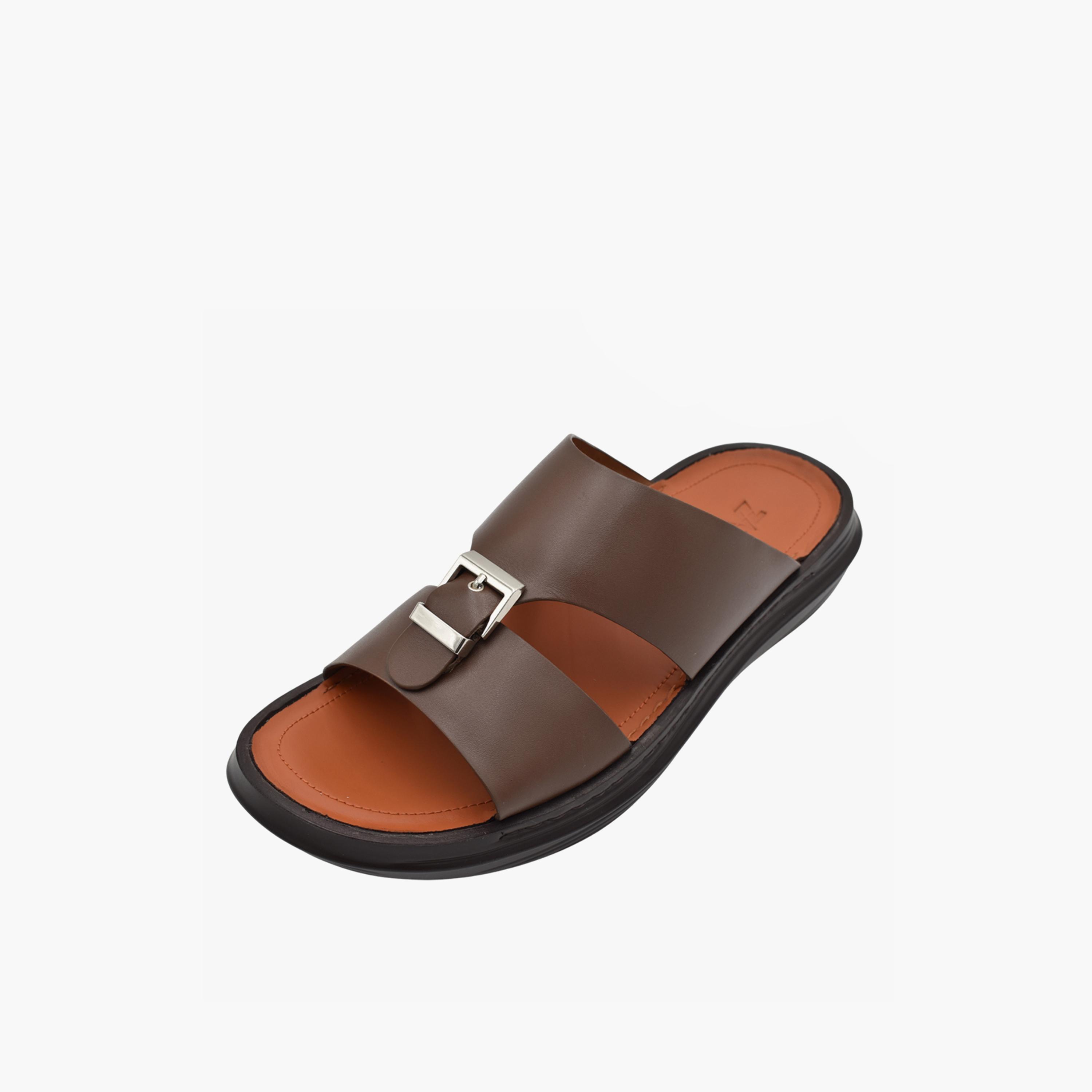 Zadoni Men's Italian Leather Arabic Sandals | Z-19-men-shoes-sandals-image-1