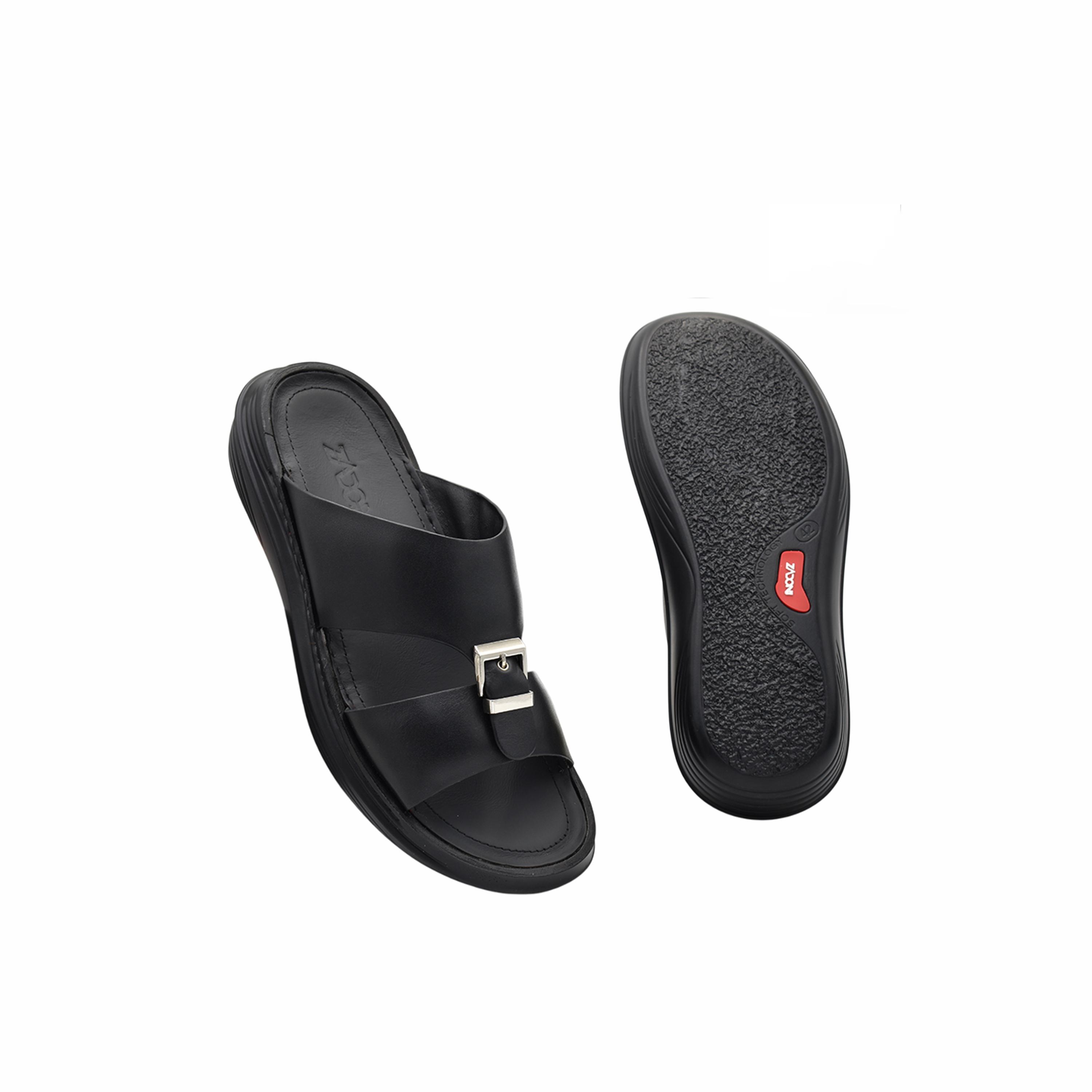 زادوني -  صندل عربي رجالي من الجلد الإيطالي | Z-19-men-shoes-sandals-image-3
