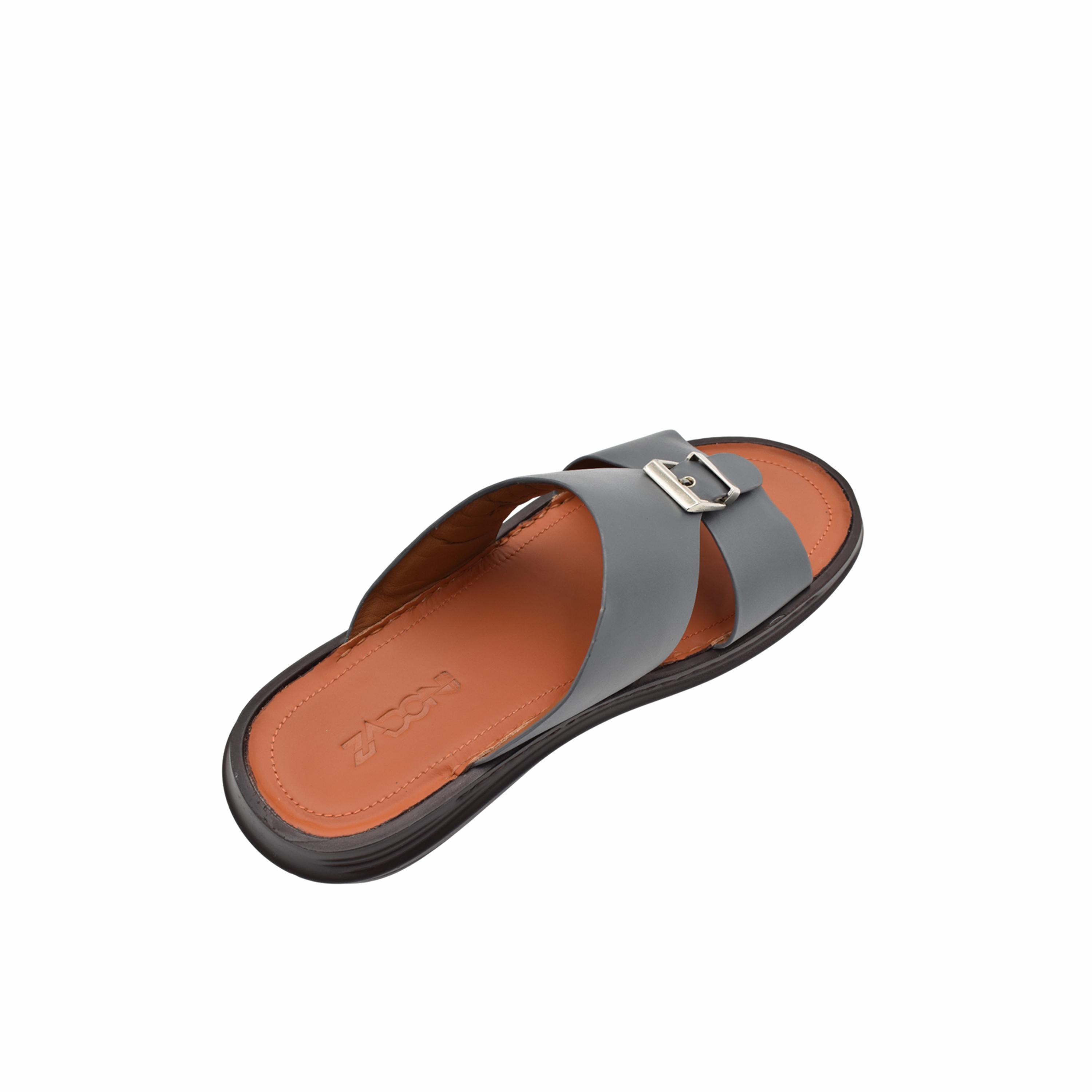 زادوني -  صندل عربي رجالي من الجلد الإيطالي | Z-19-men-shoes-sandals-image-5