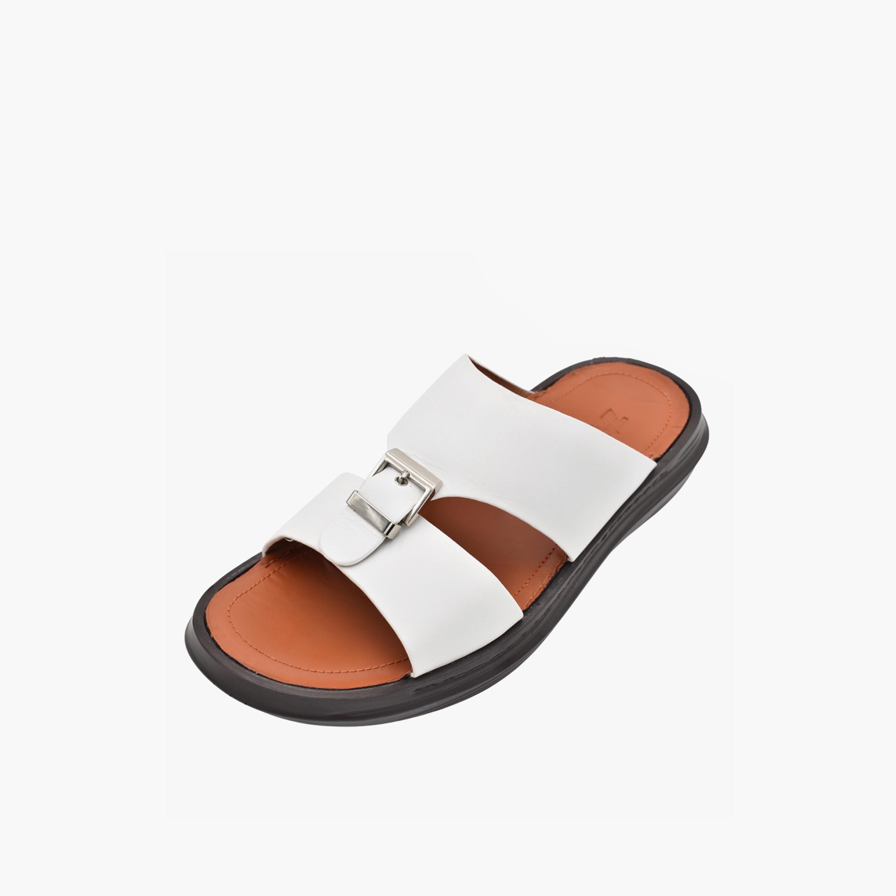 Zadoni Men's Italian Leather Arabic Sandals | Z-19-men-shoes-sandals-image-1