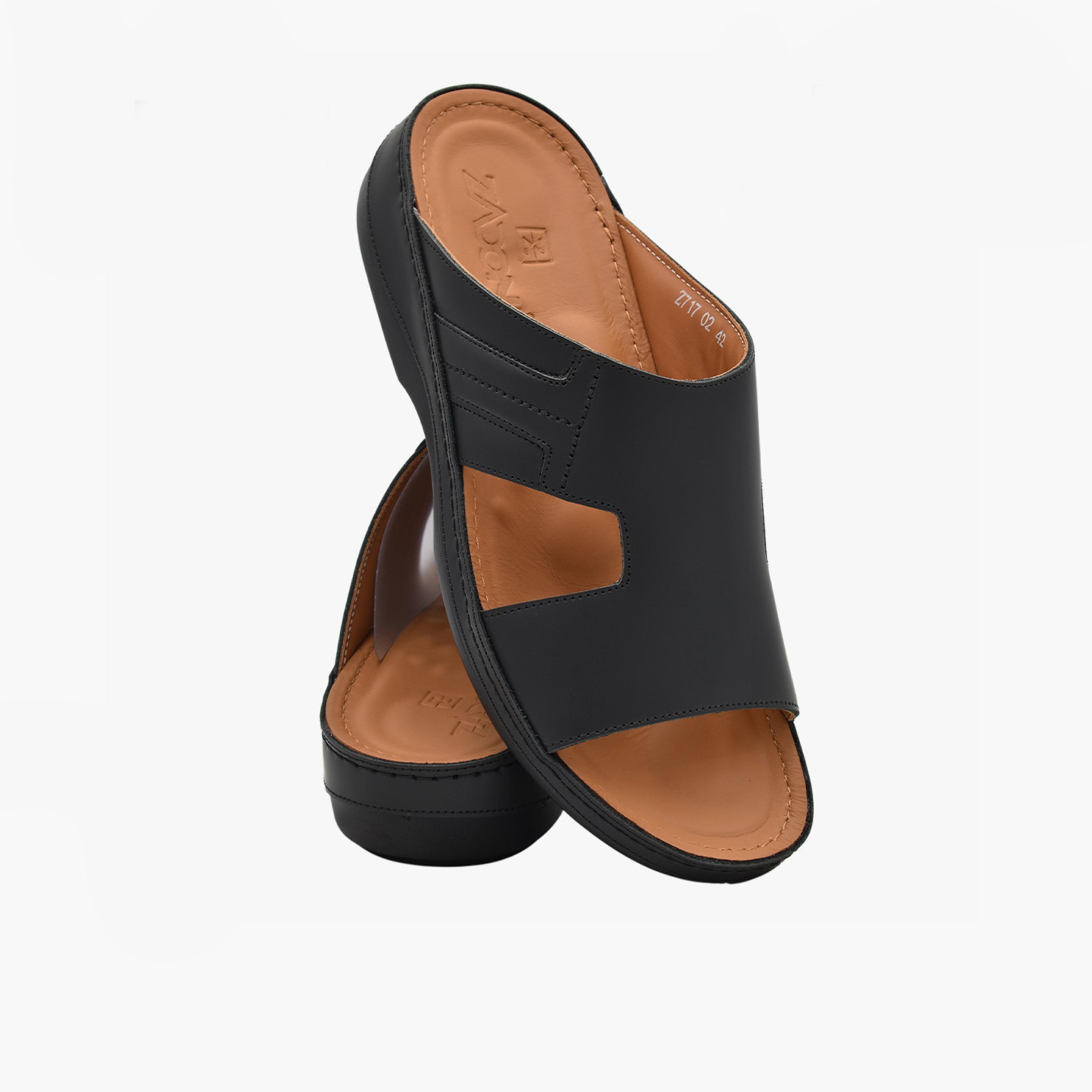 Zadoni Men's Italian Leather Arabic Sandals | Z71702-men-shoes-sandals-image-2
