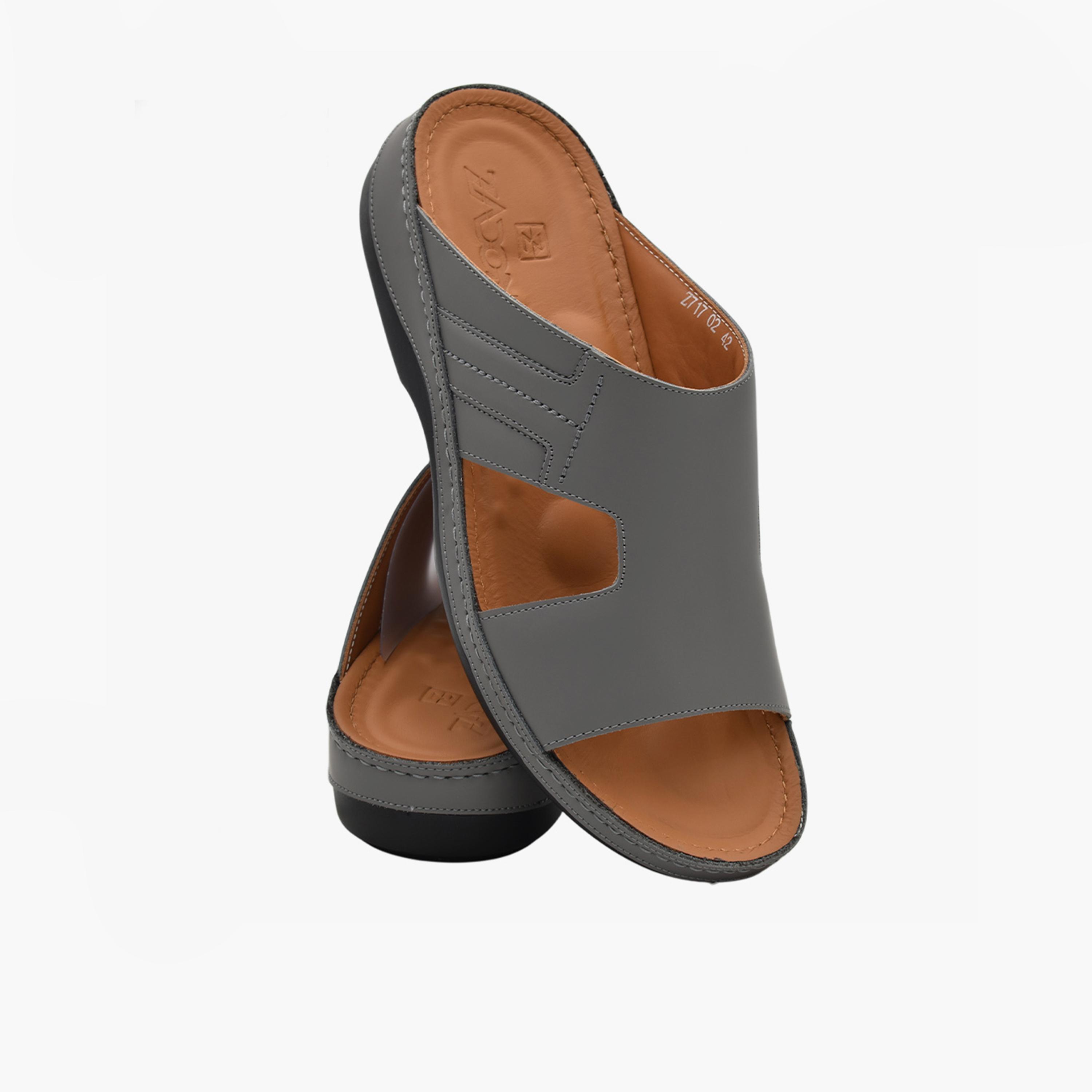 Zadoni Men's Italian Leather Arabic Sandals | Z71702-men-shoes-sandals-image-2