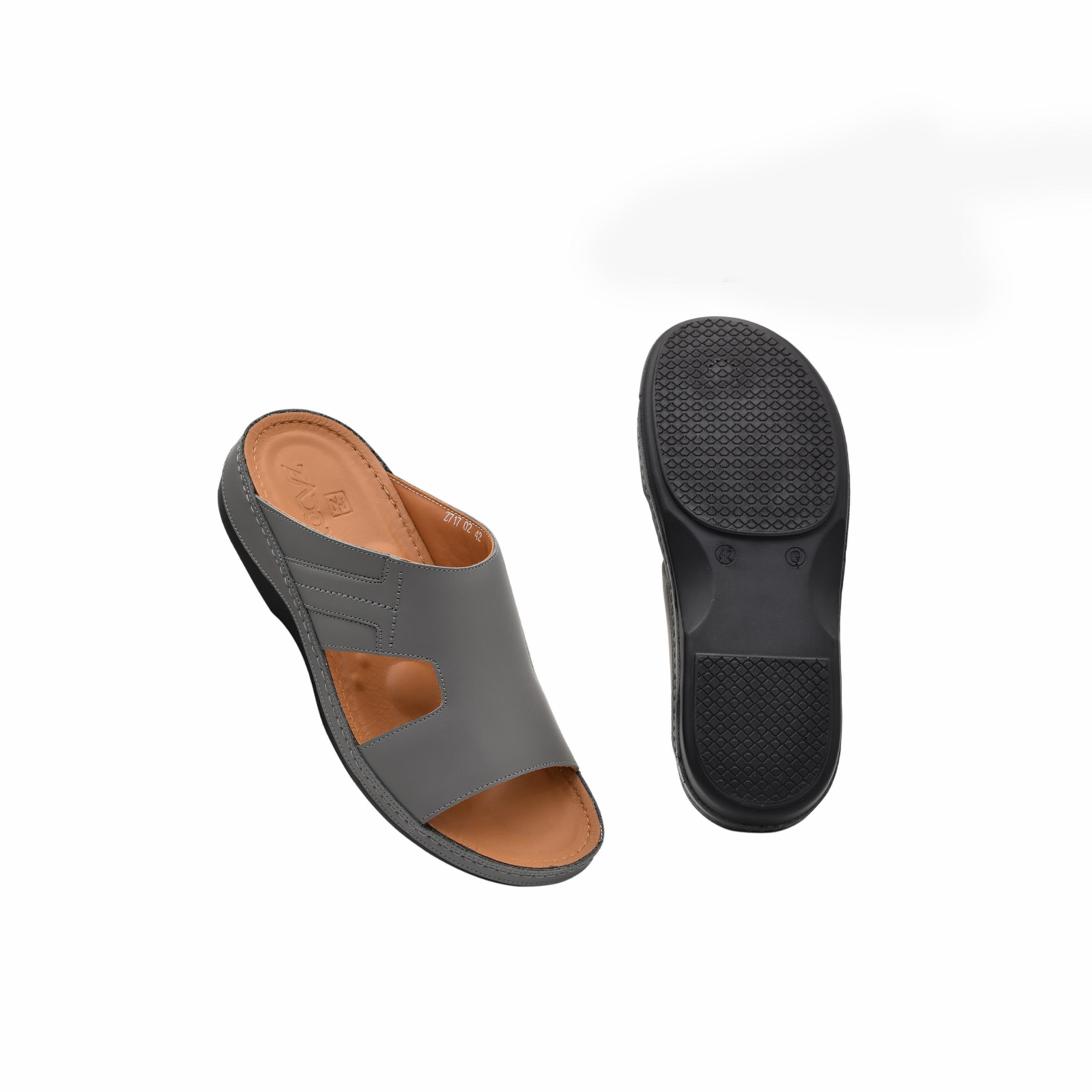 Zadoni Men's Italian Leather Arabic Sandals | Z71702-men-shoes-sandals-image-3