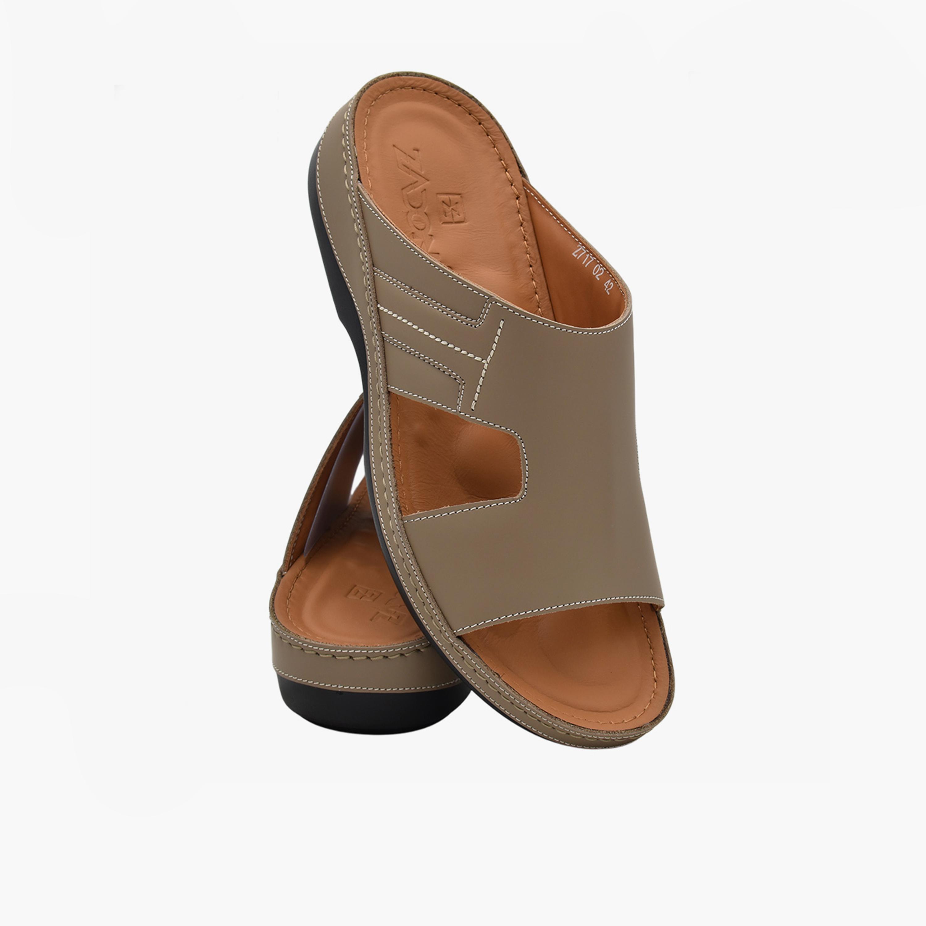 Zadoni Men's Italian Leather Arabic Sandals | Z71702-men-shoes-sandals-image-2