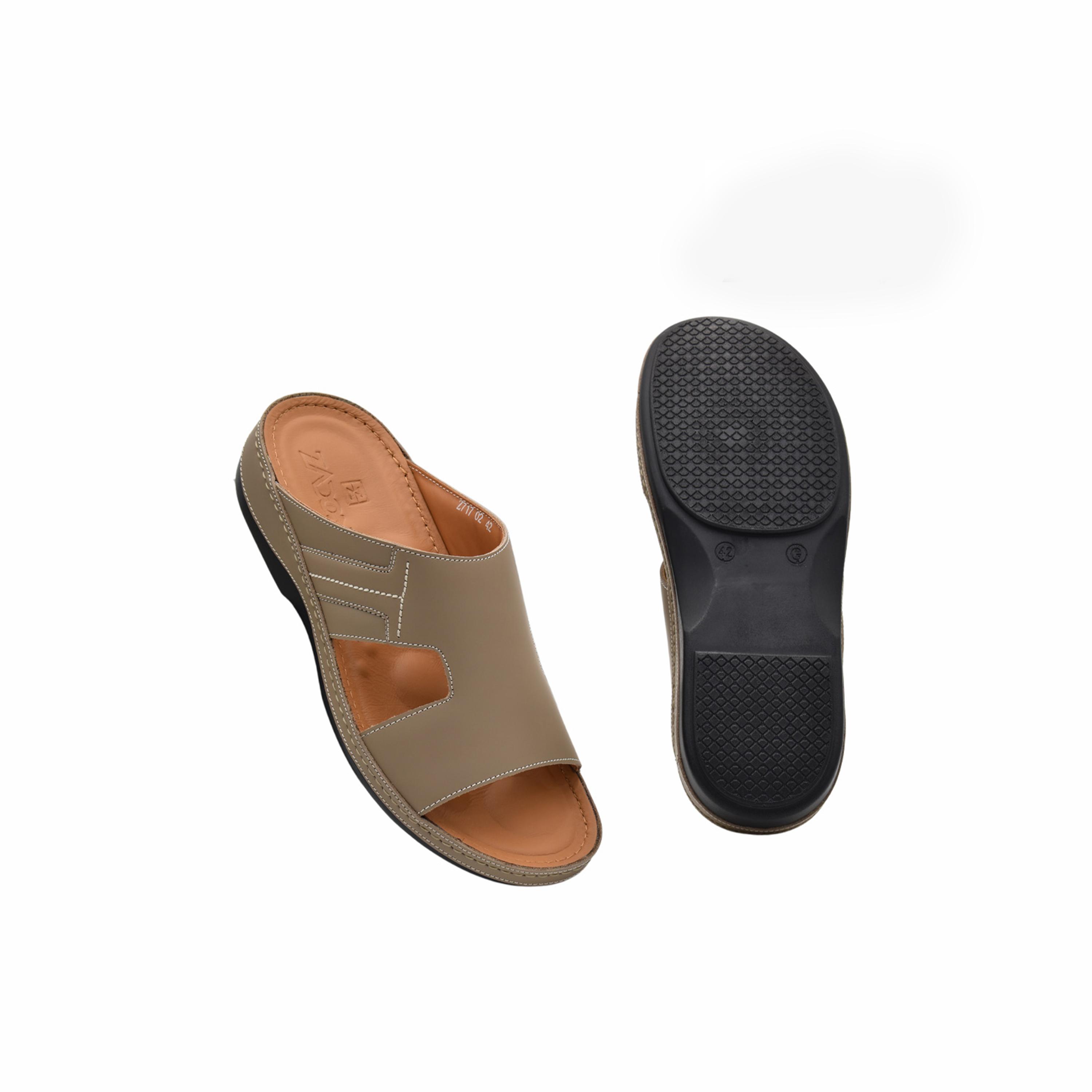 Zadoni Men's Italian Leather Arabic Sandals | Z71702-men-shoes-sandals-image-3