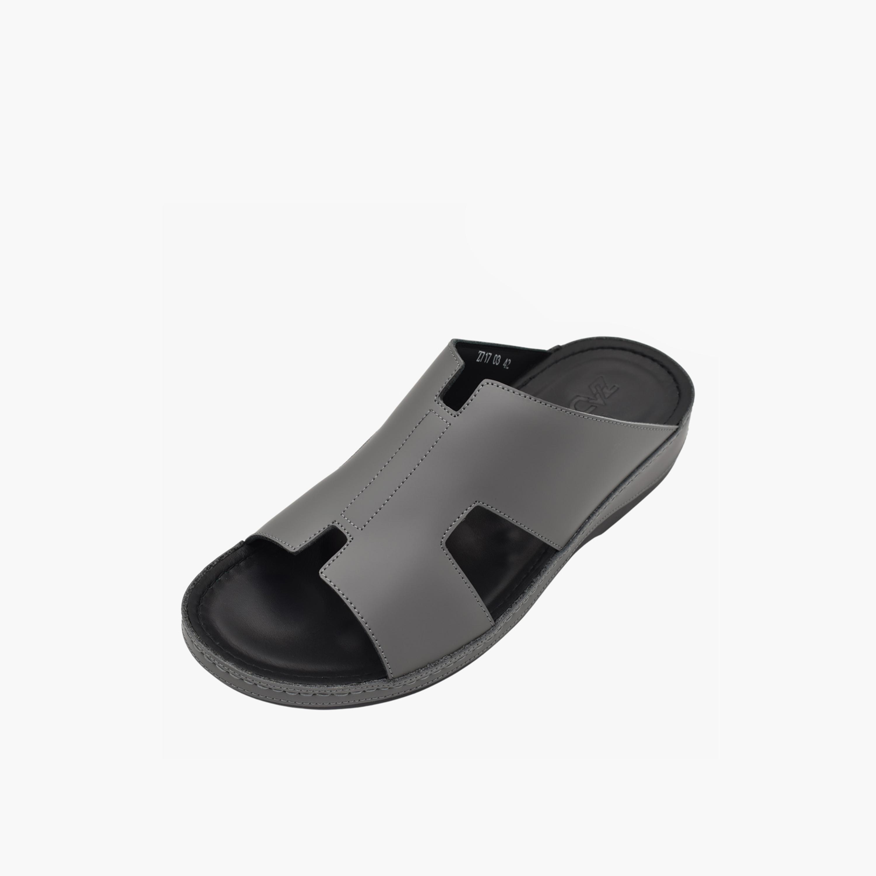 Zadoni Men's Italian Leather Arabic Sandals | Z71703-men-shoes-sandals-image-1
