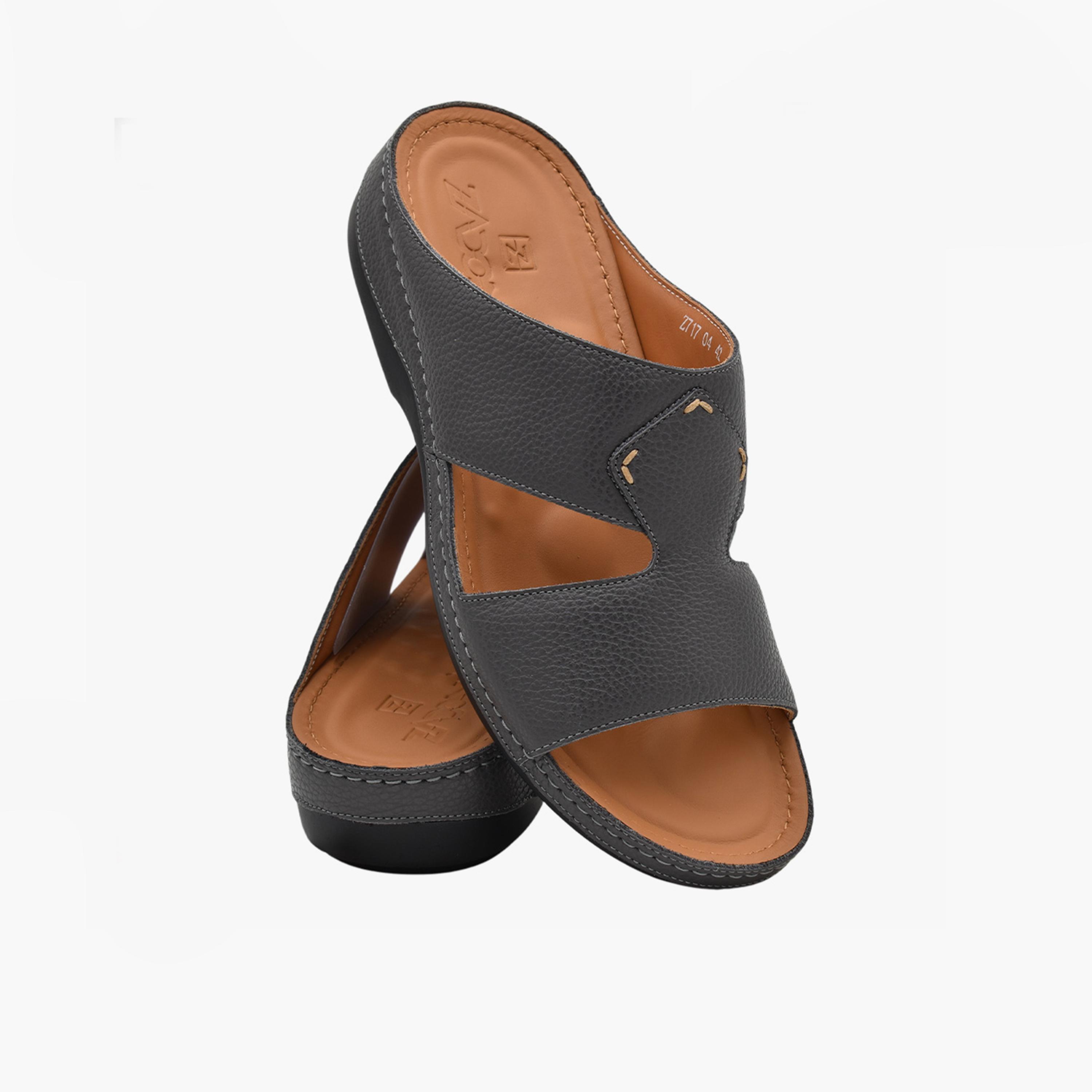Zadoni Men's Italian Leather Arabic Sandals | Z71704-men-shoes-sandals-image-2