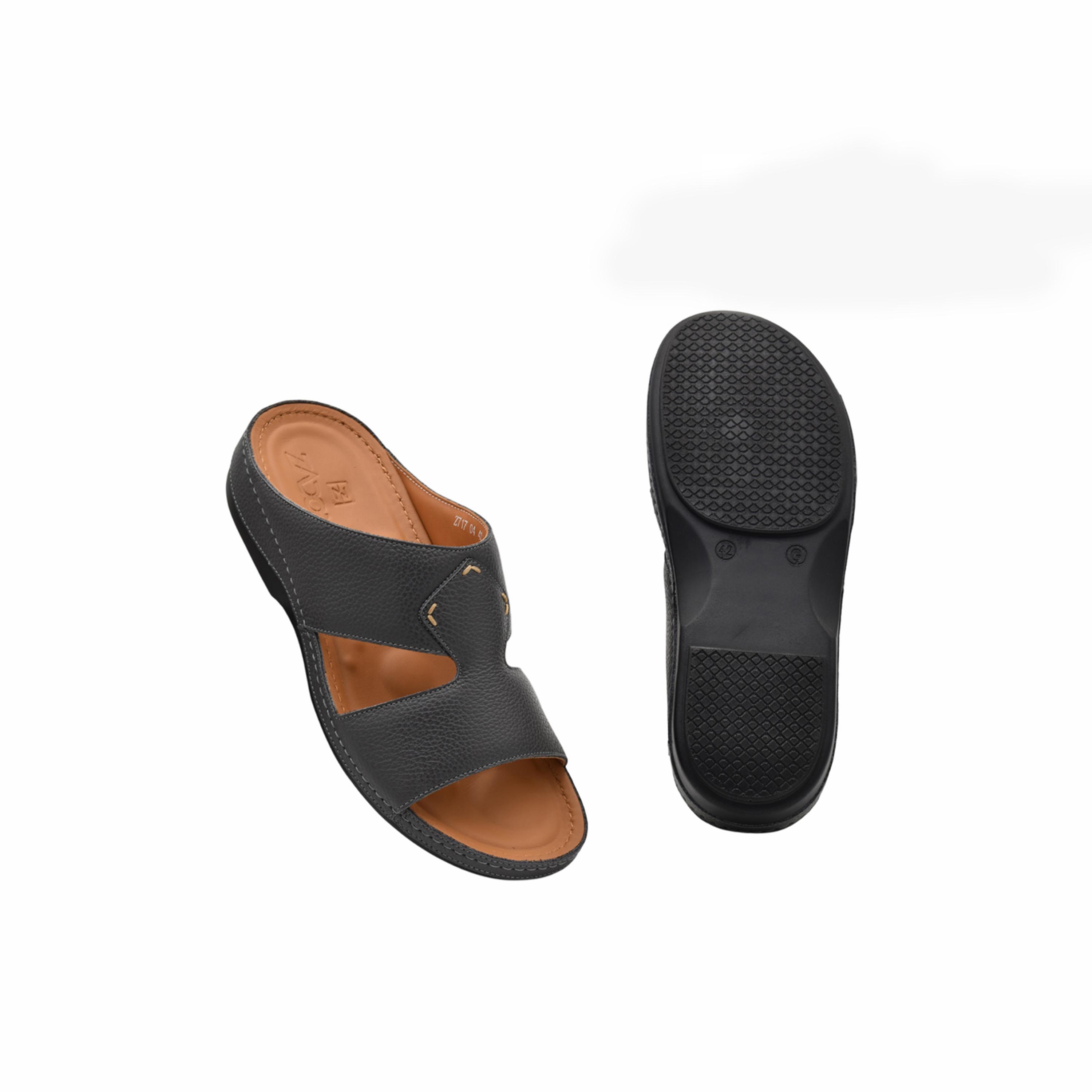 Zadoni Men's Italian Leather Arabic Sandals | Z71704-men-shoes-sandals-image-3