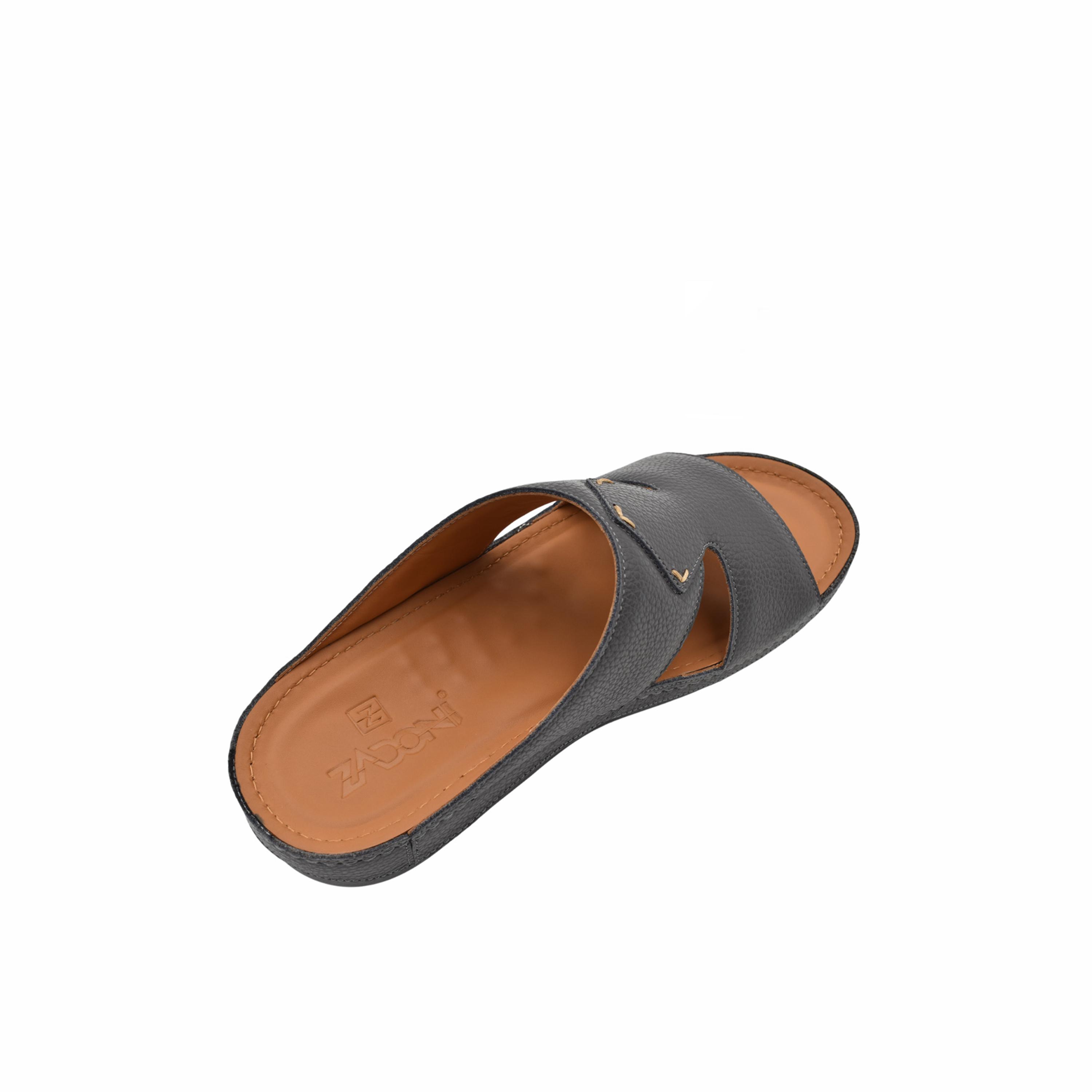 Zadoni Men's Italian Leather Arabic Sandals | Z71704-men-shoes-sandals-image-5
