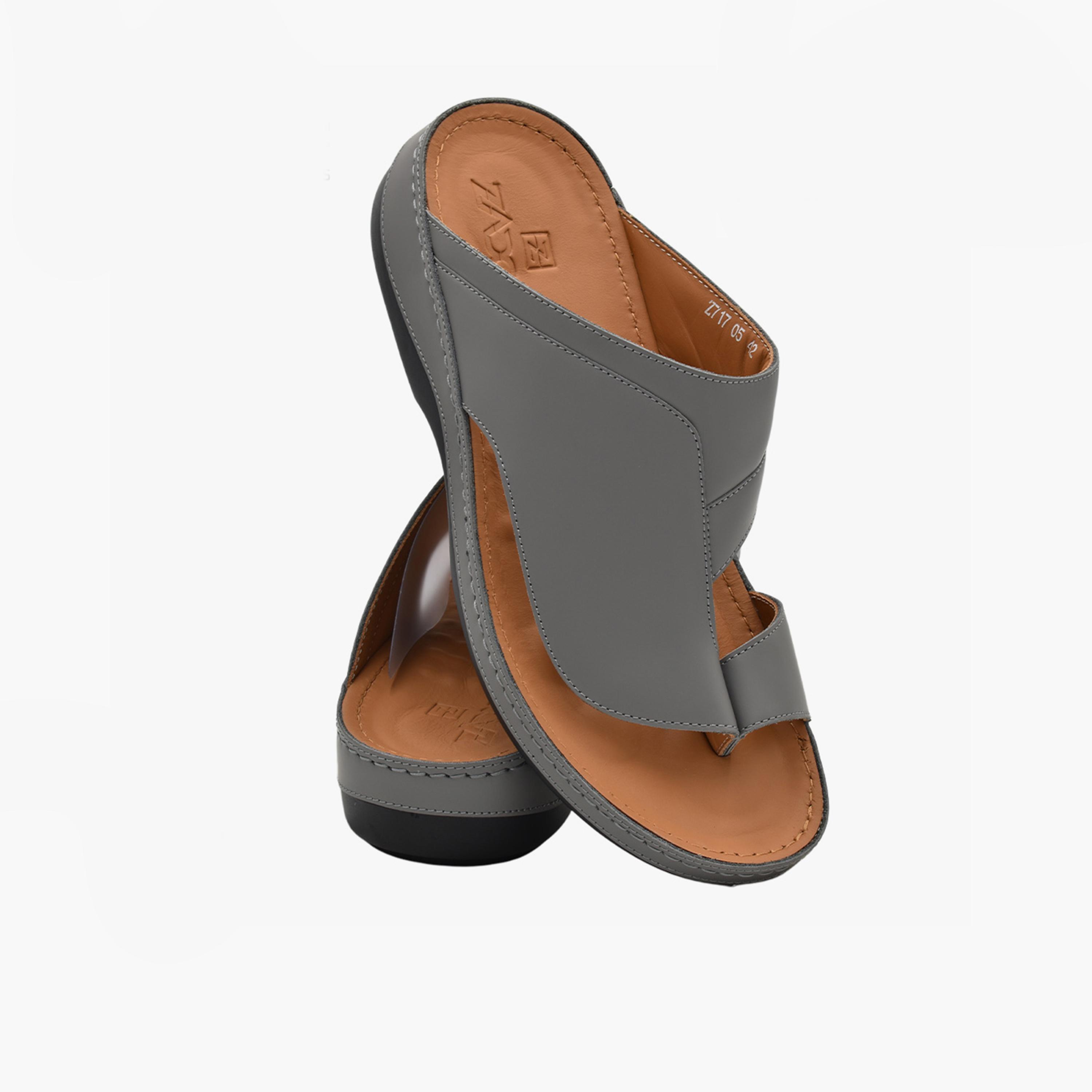 زادوني -  صندل عربي رجالي من الجلد الإيطالي | Z71705-men-shoes-sandals-image-2