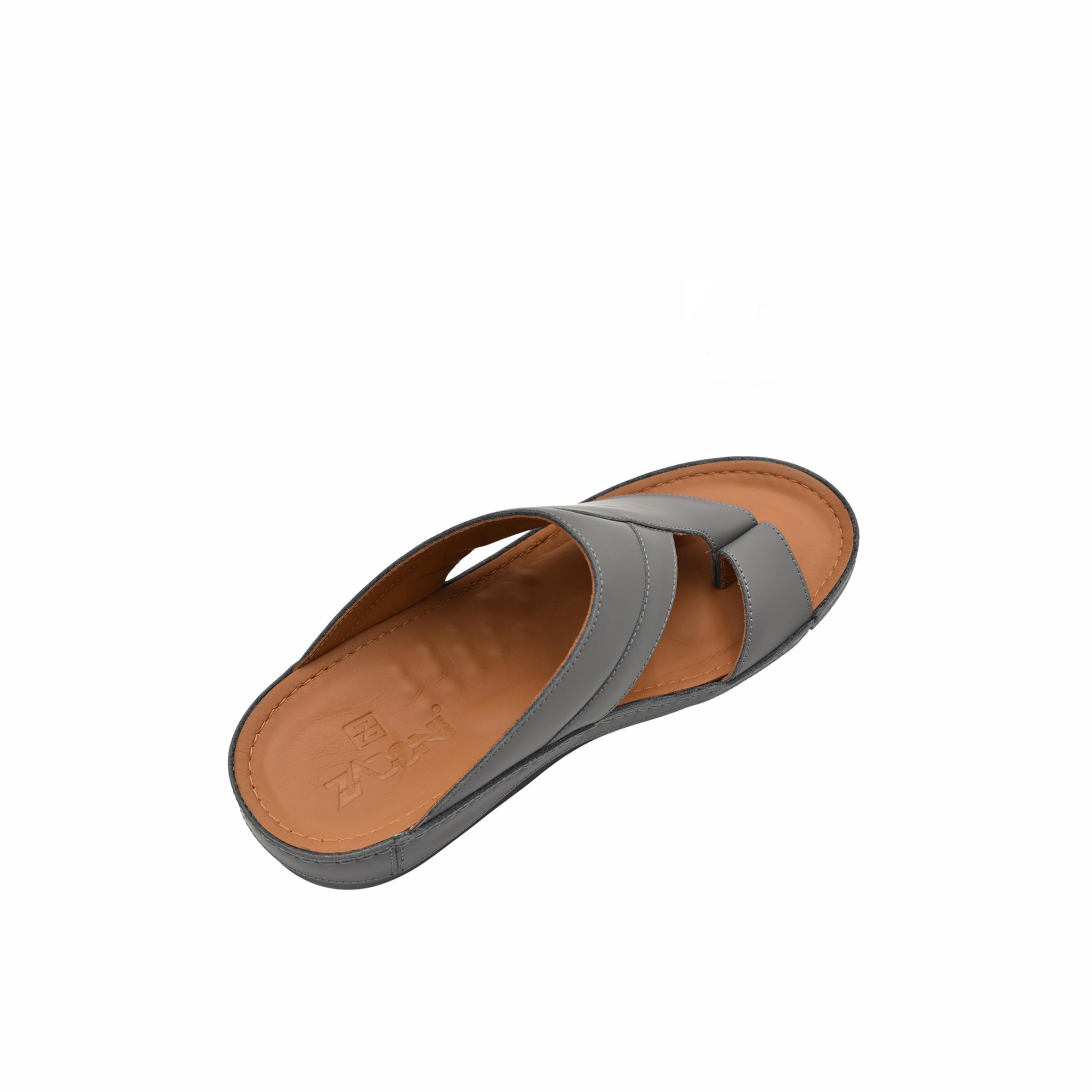 زادوني -  صندل عربي رجالي من الجلد الإيطالي | Z71705-men-shoes-sandals-image-5
