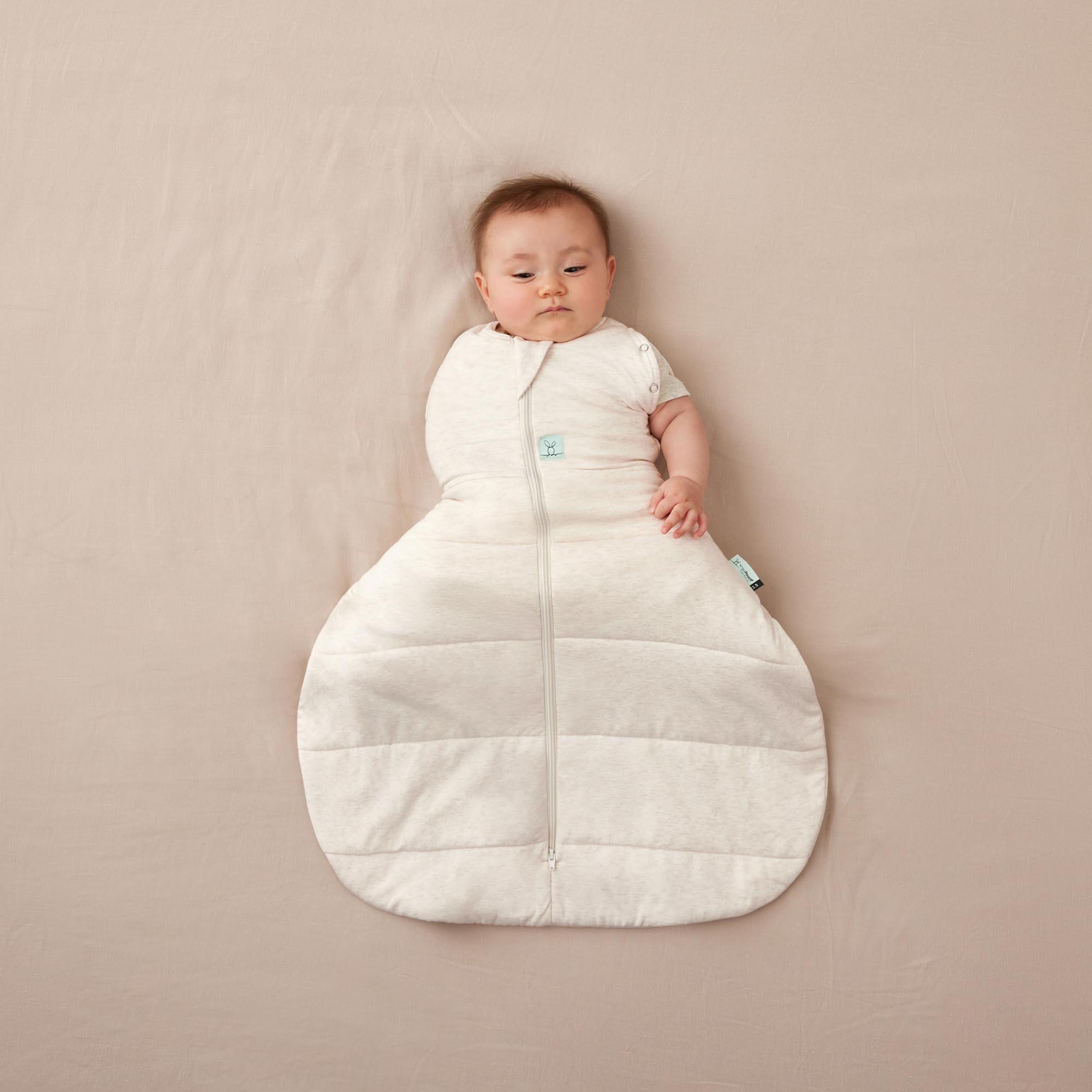 ergoPouch Hip Harness Cocoon Swaddle Bag 2.5 TOG - Oatmeal Marle-baby-nursery-blanketsandswaddles-swaddlesandsleepingbags-image-3