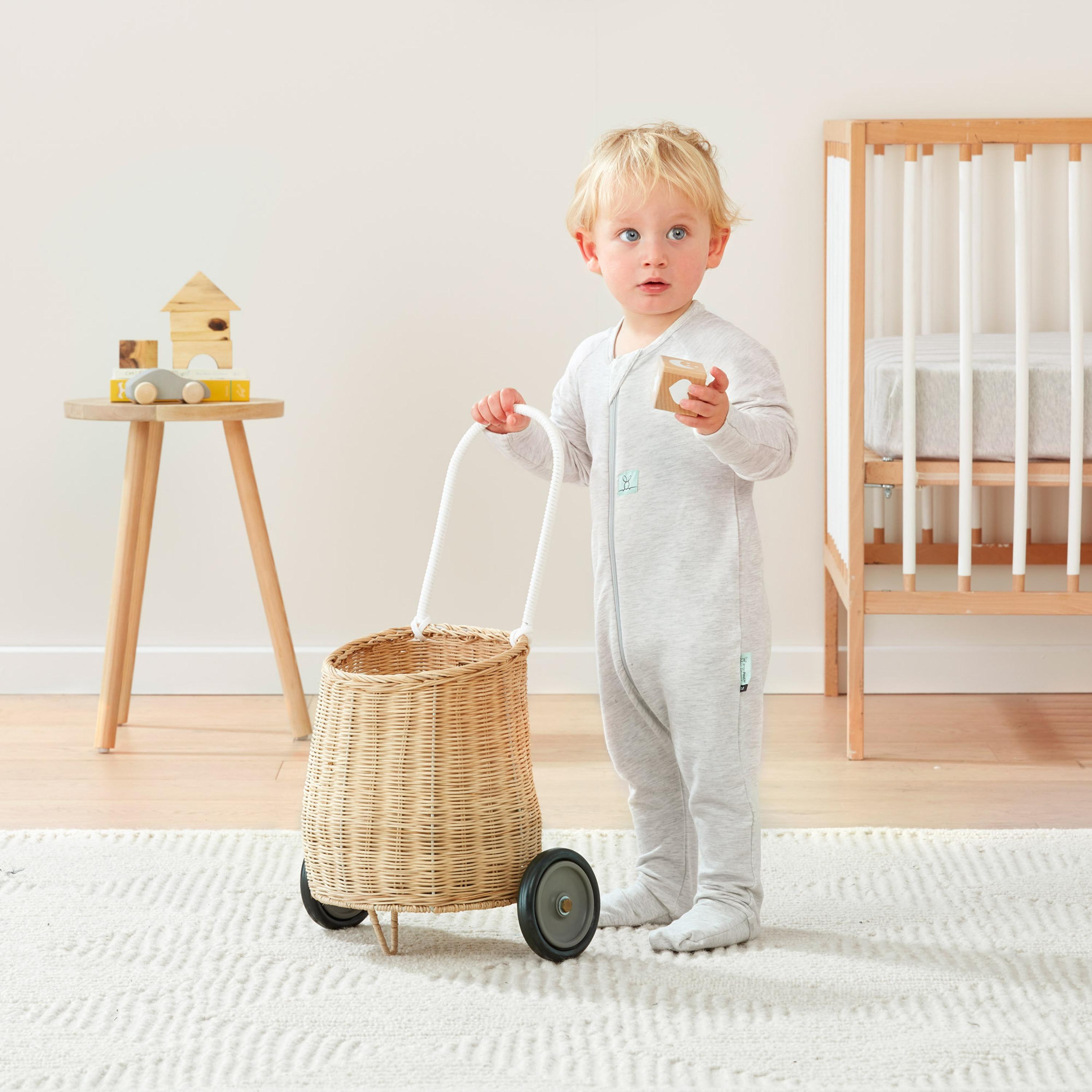 ergoPouch Layers Long Sleeve 0.2 TOG - Grey Marle-baby-boys-clothing-nightwear-sleepsuits-image-2