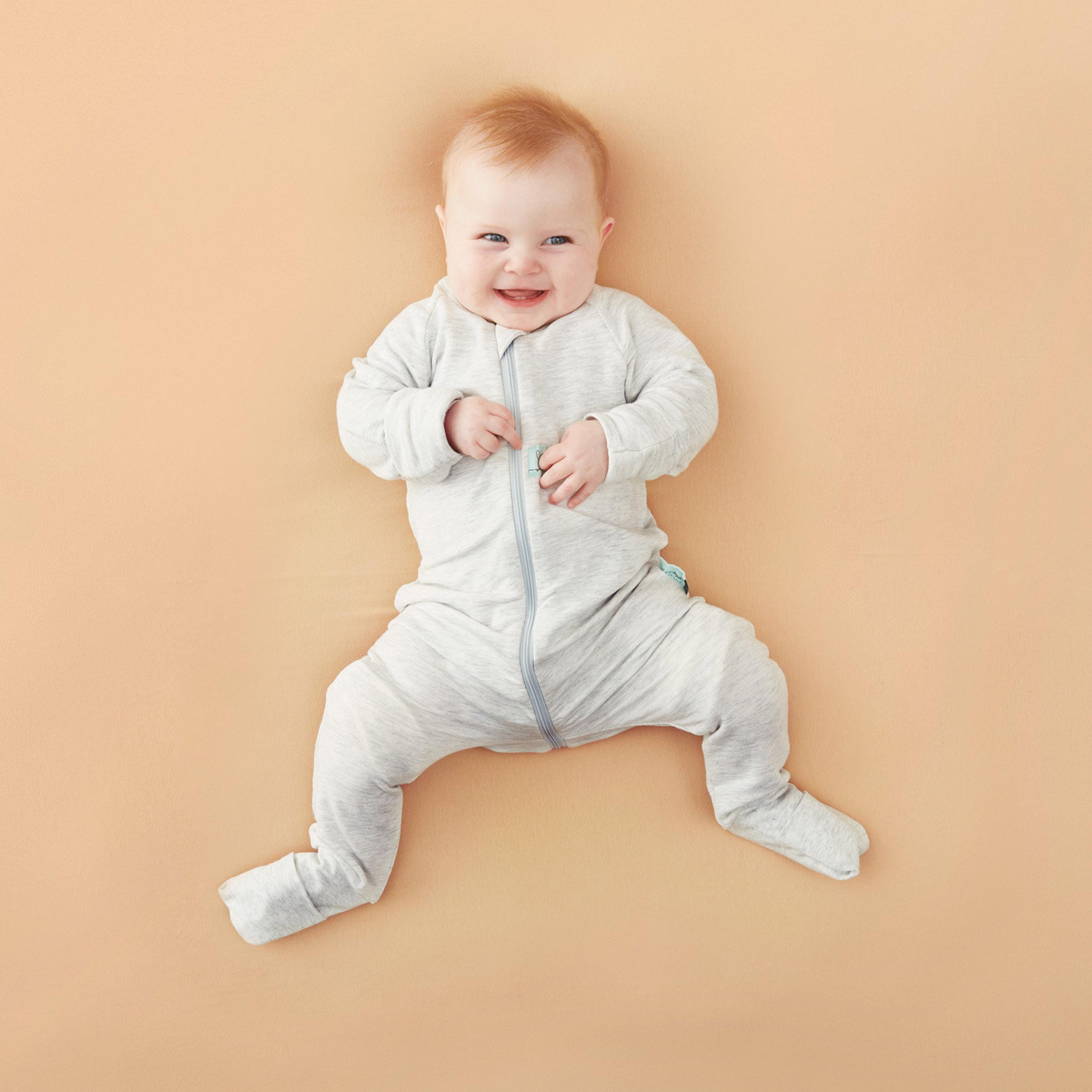 ergoPouch Layers Long Sleeve 0.2 TOG - Grey Marle-baby-boys-clothing-nightwear-sleepsuits-image-5