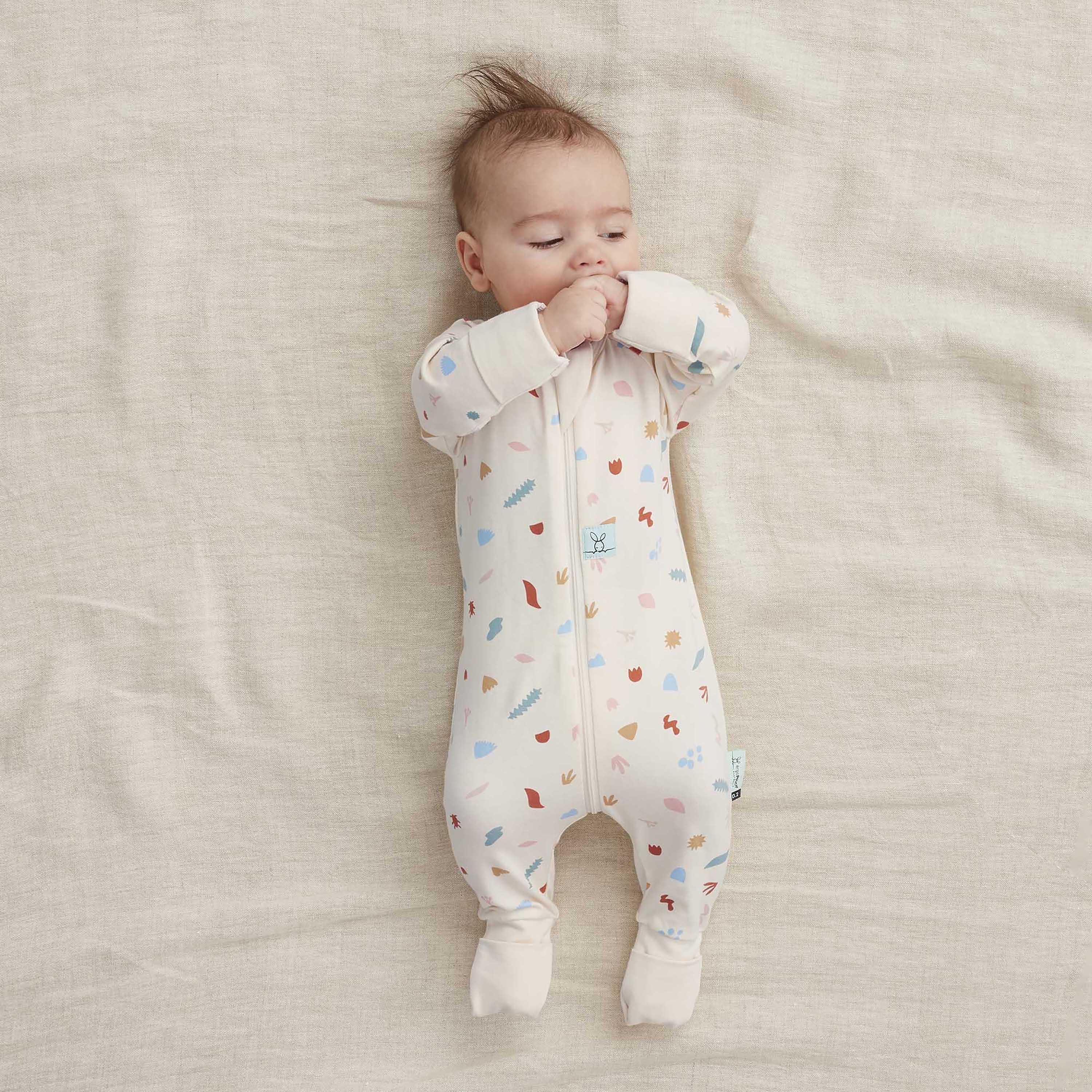 ergoPouch Layers Long Sleeve 0.2 TOG - Desert Bloom-baby-boys-clothing-nightwear-sleepsuits-image-2
