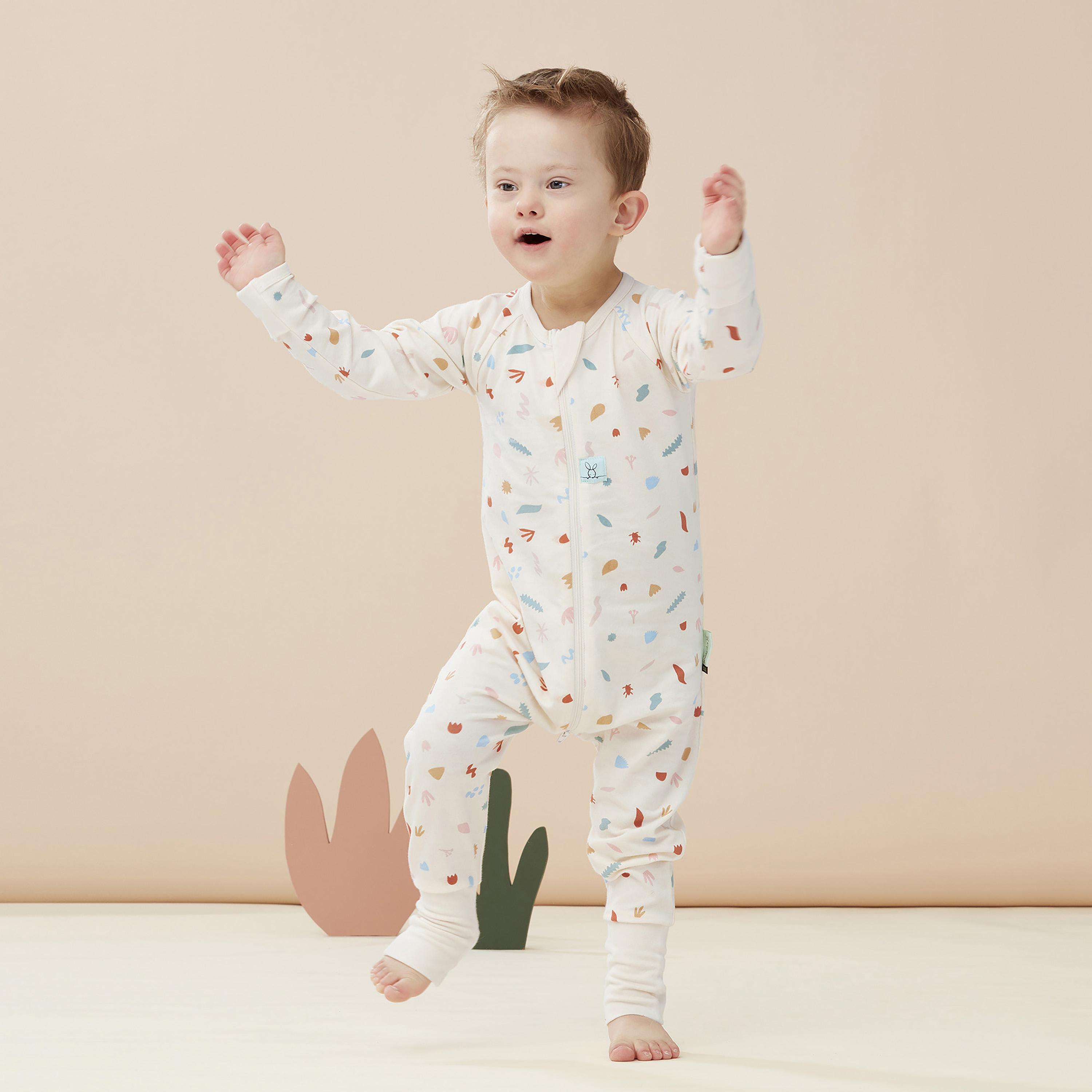 ergoPouch Layers Long Sleeve 0.2 TOG - Desert Bloom-baby-boys-clothing-nightwear-sleepsuits-image-3