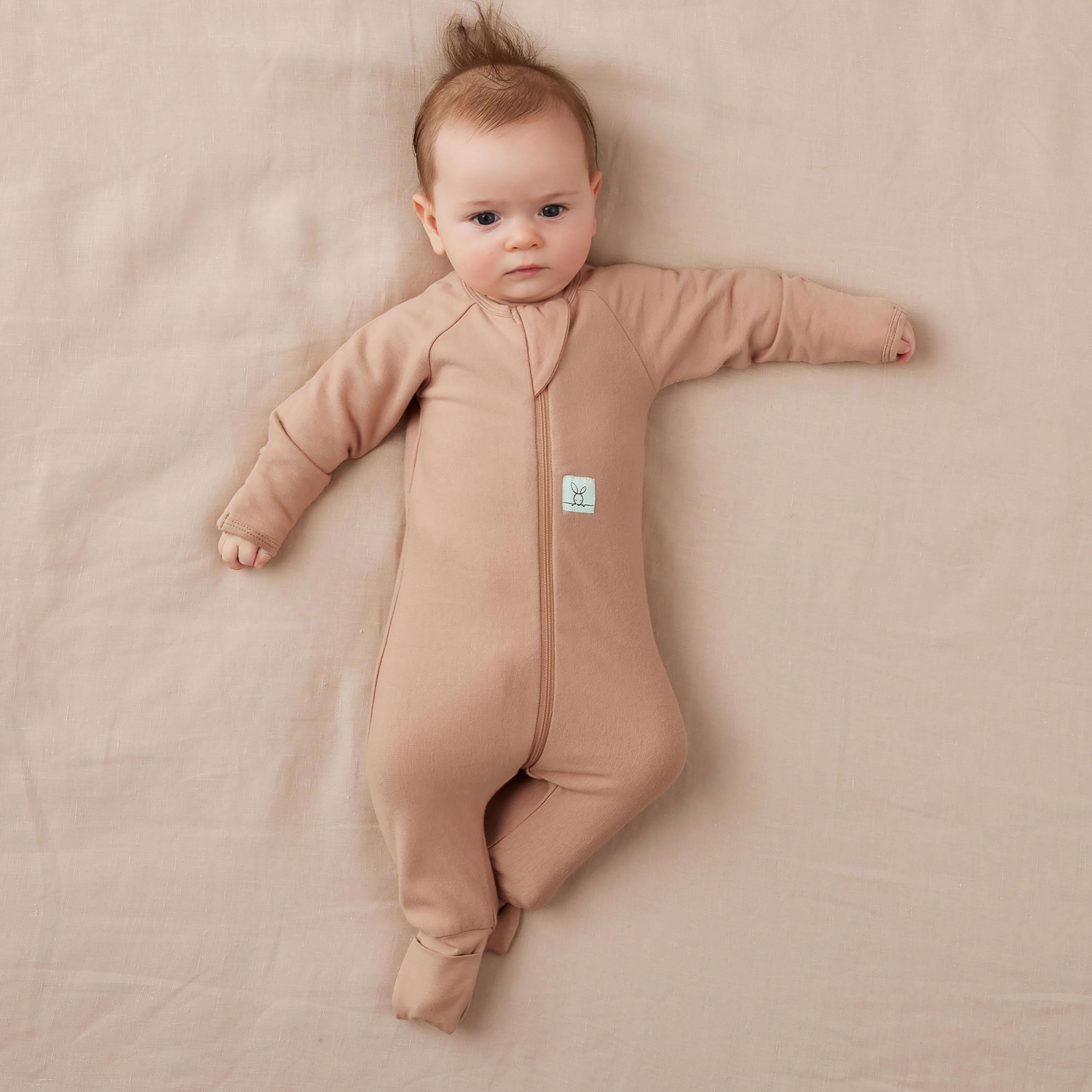 ergoPouch Layers Long Sleeve 1 TOG - Latte-baby-boys-clothing-nightwear-sleepsuits-image-5