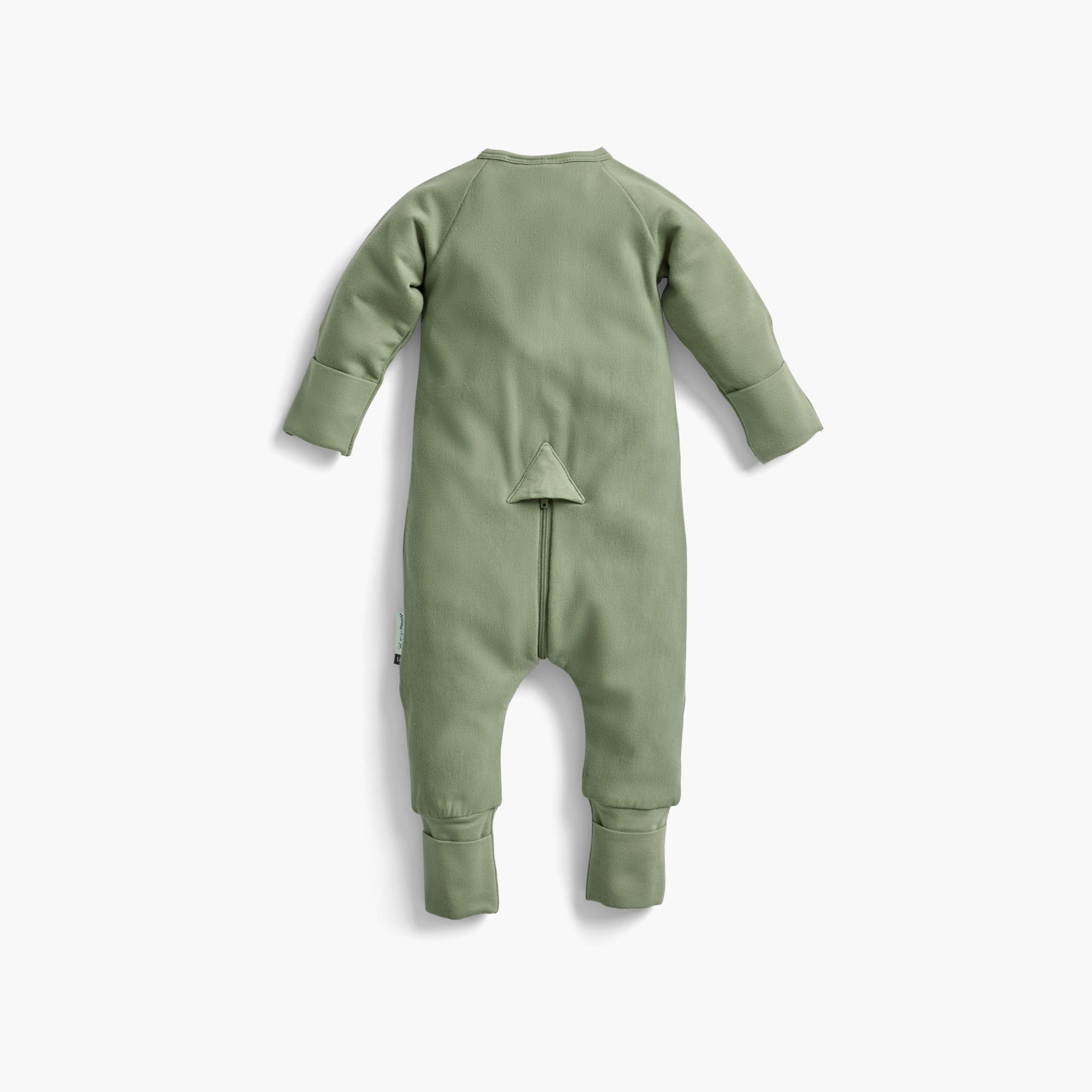 ergoPouch Layers Long Sleeve 1 TOG - Moss-baby-boys-clothing-nightwear-sleepsuits-image-2