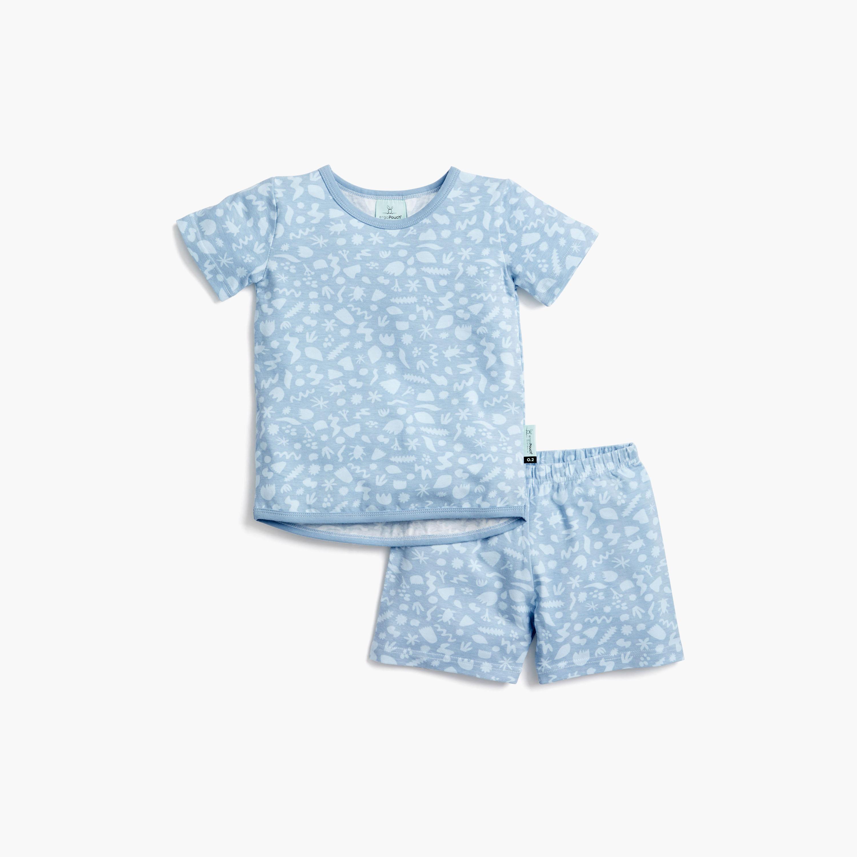 ergoPouch Short Sleeve Top & Shorts Set 0.2 TOG - Shadowlands-baby-boys-clothing-setsandcoords-image-1