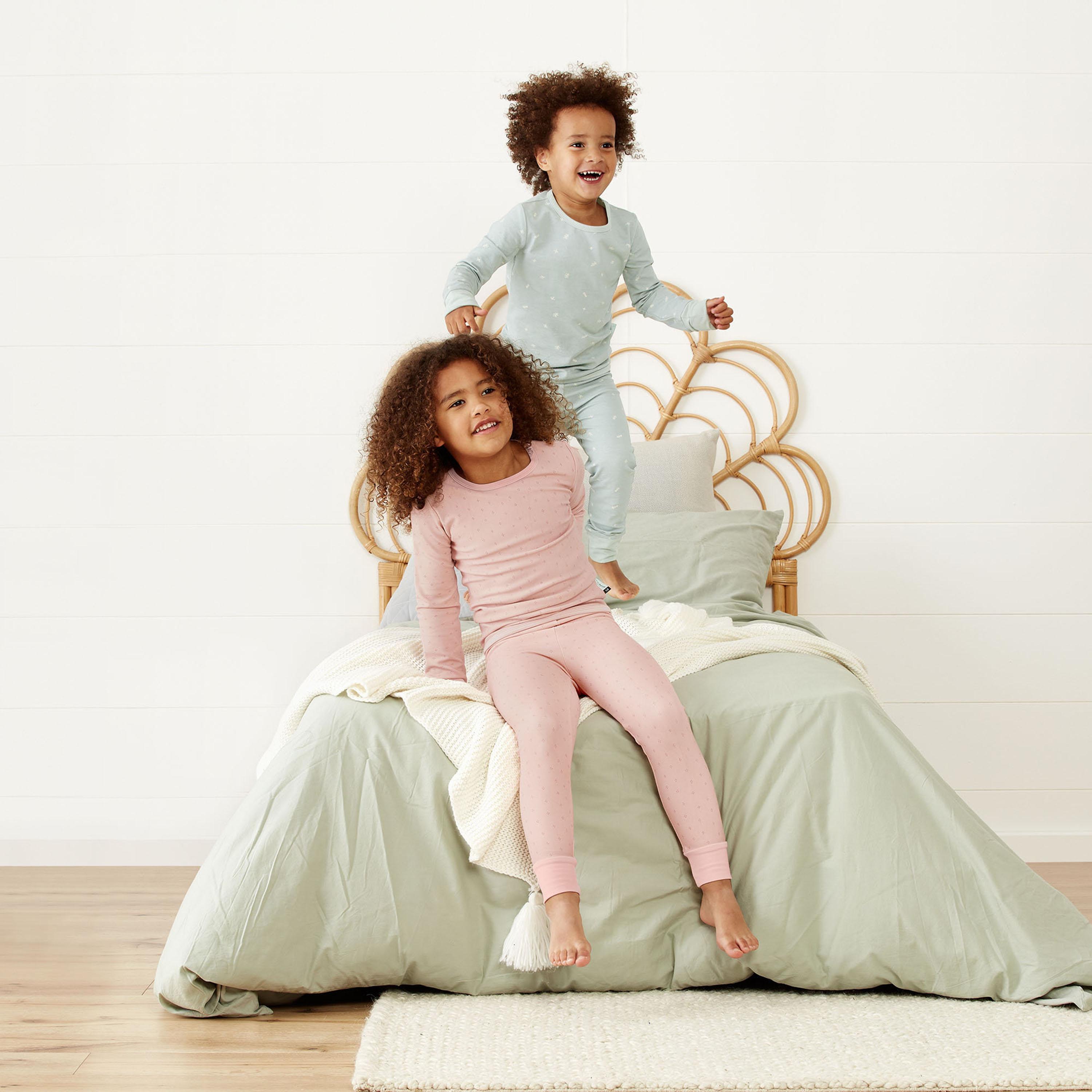 ergoPouch Long Sleeve Top & Pyjamas Set 0.2 TOG - Sage-baby-boys-clothing-nightwear-pyjamasets-image-4