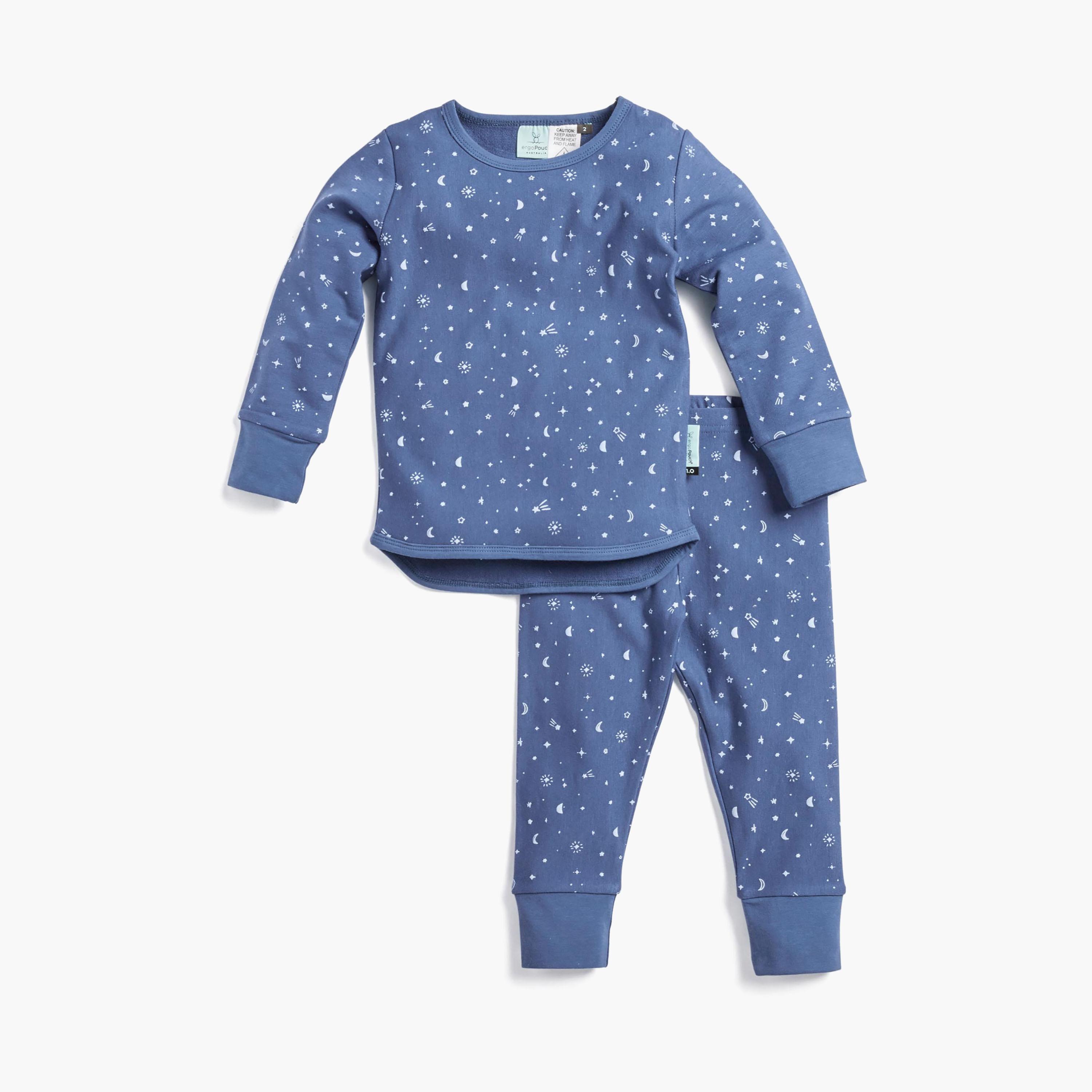 ergoPouch Long Sleeve Top & Pyjamas Set 1 TOG - Night Sky-baby-boys-clothing-nightwear-pyjamasets-image-1