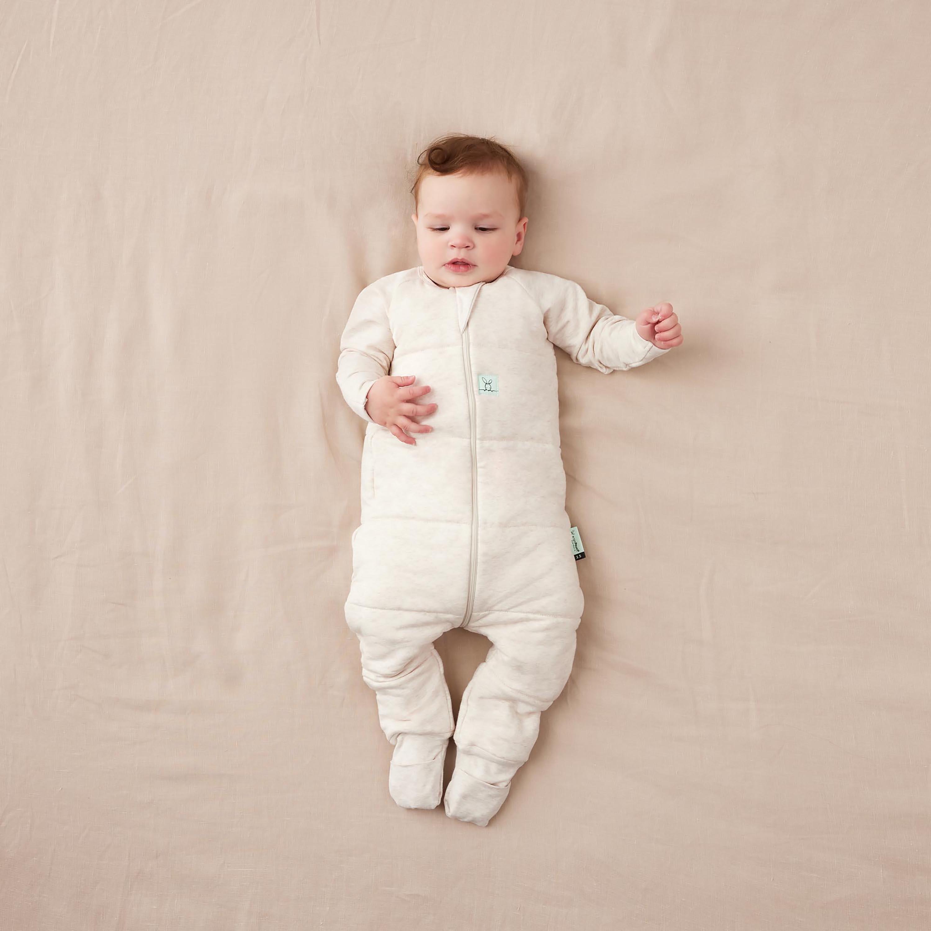 ergoPouch Sleep Onesie 2.5 TOG - Oatmeal Marle-baby-boys-clothing-nightwear-sleepsuits-image-12