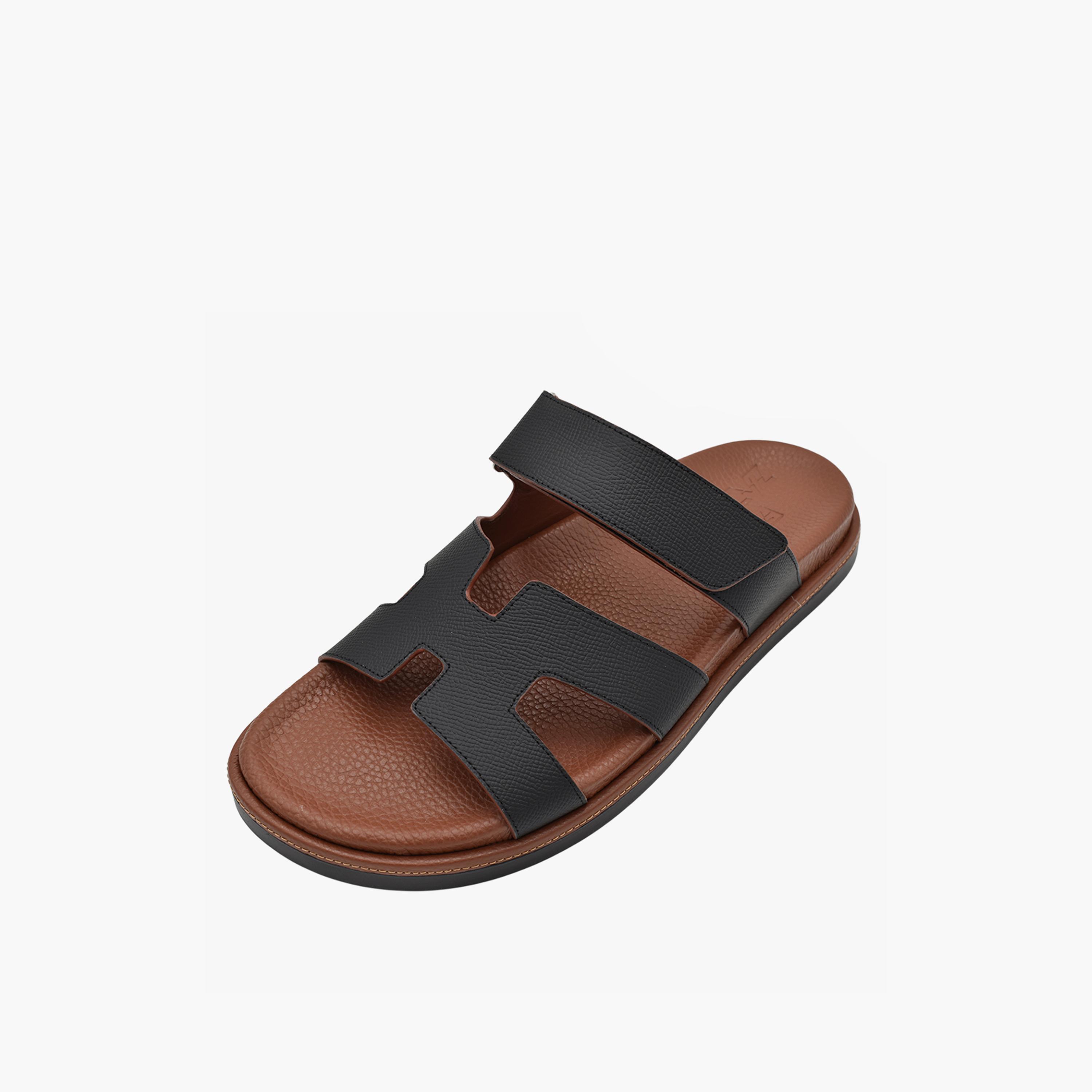 Zadoni Men's Italian Leather Arabic Sandals | ZRB-003-men-shoes-sandals-image-1