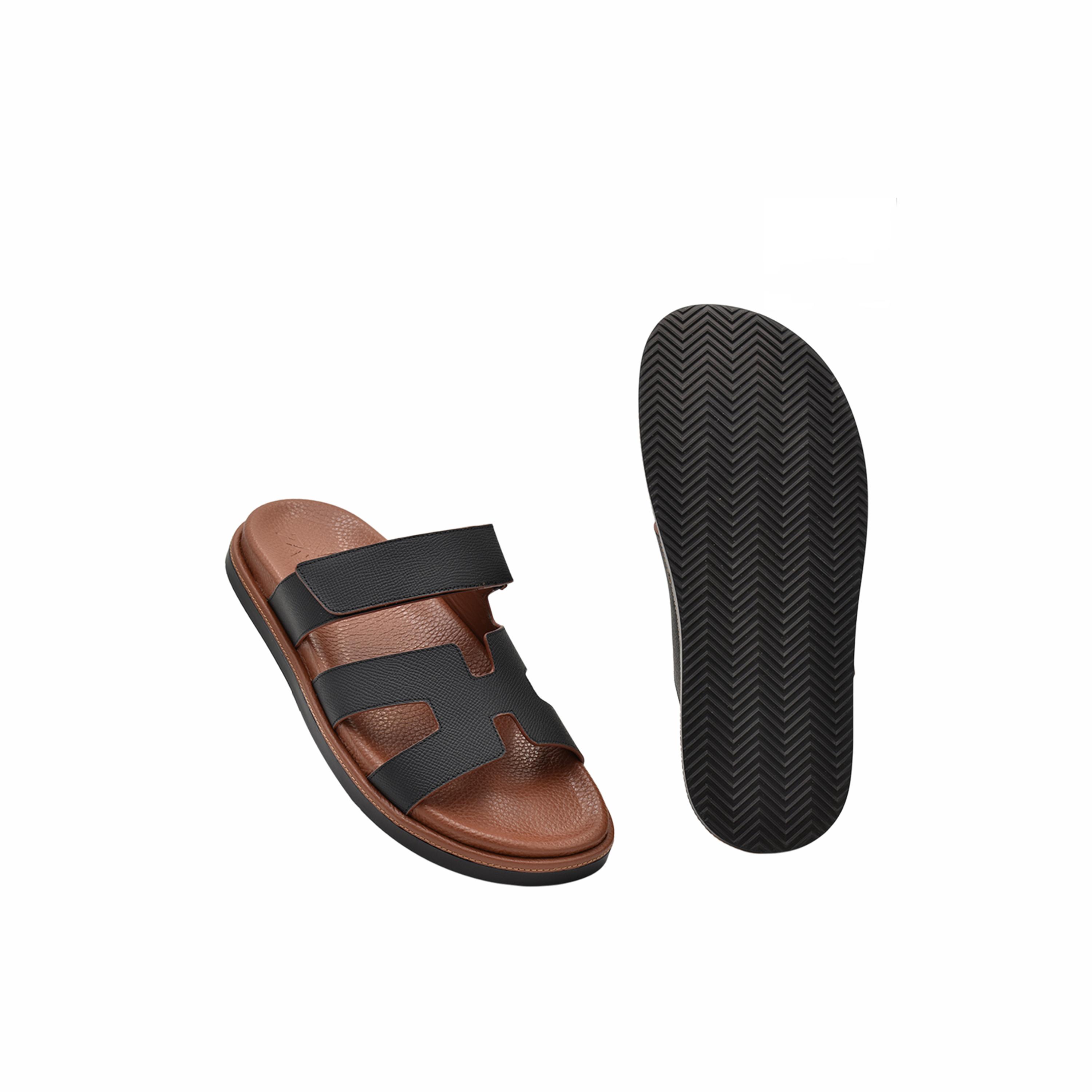 Zadoni Men's Italian Leather Arabic Sandals | ZRB-003-men-shoes-sandals-image-3