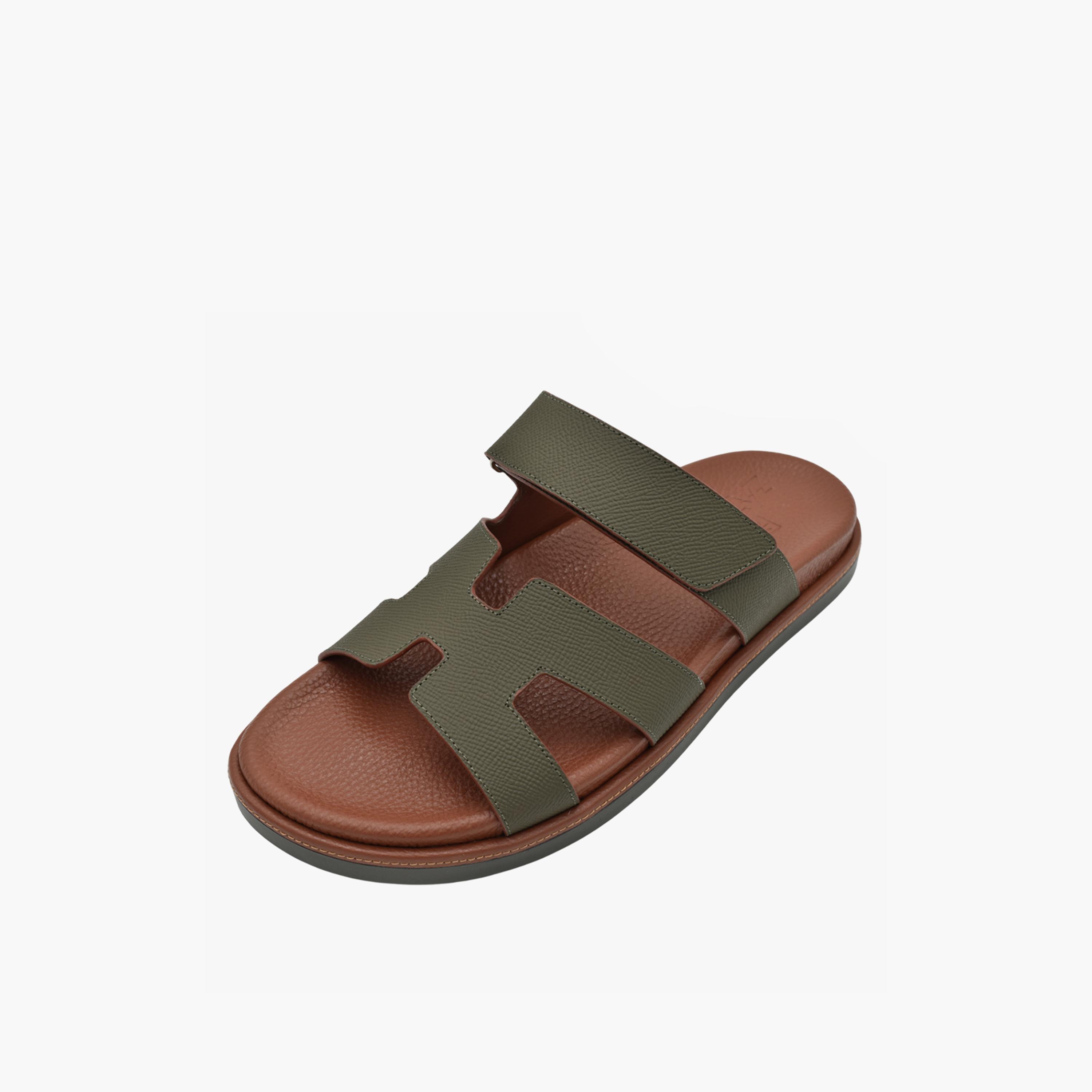 Zadoni Men's Italian Leather Arabic Sandals | ZRB-003-men-shoes-sandals-image-1