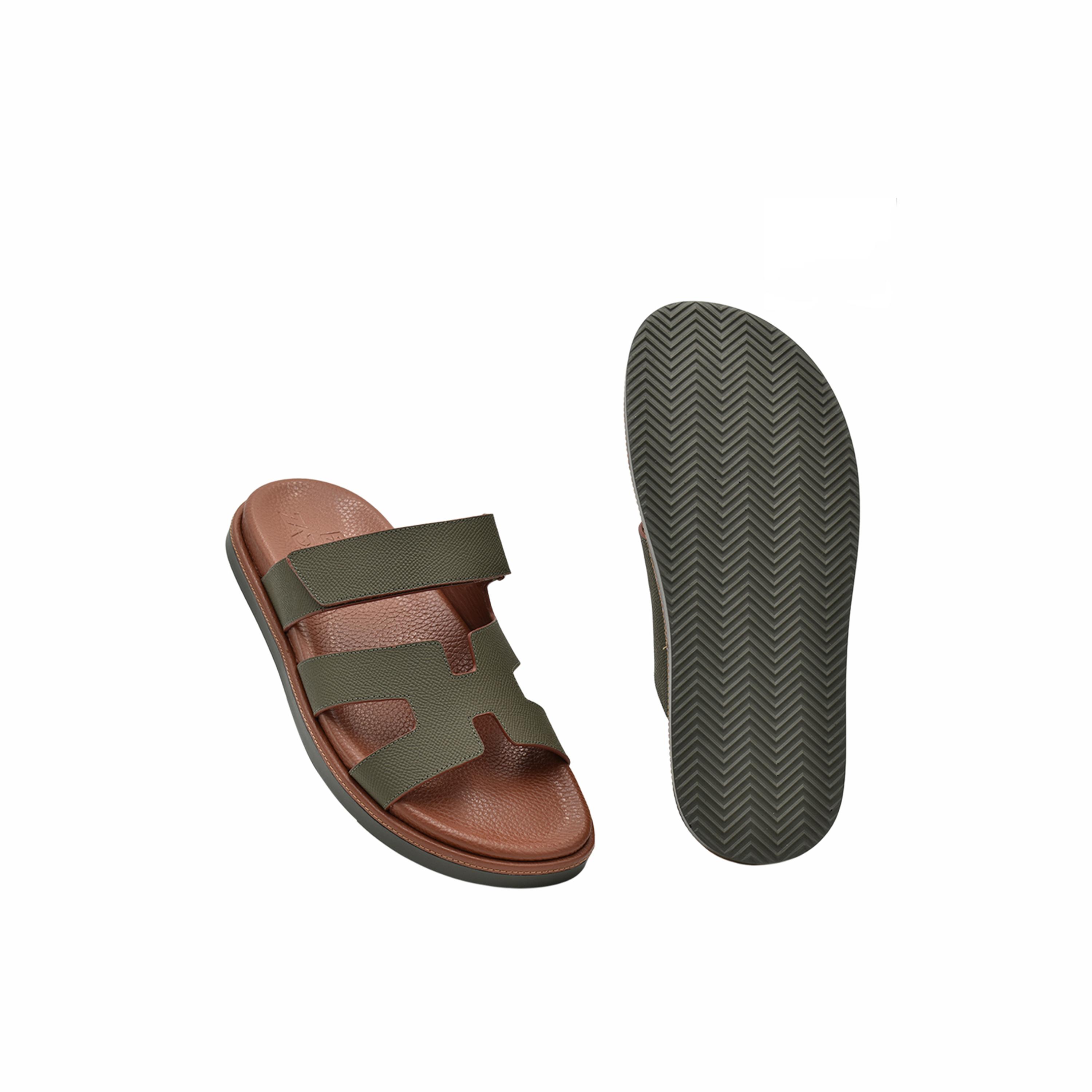 Zadoni Men's Italian Leather Arabic Sandals | ZRB-003-men-shoes-sandals-image-3