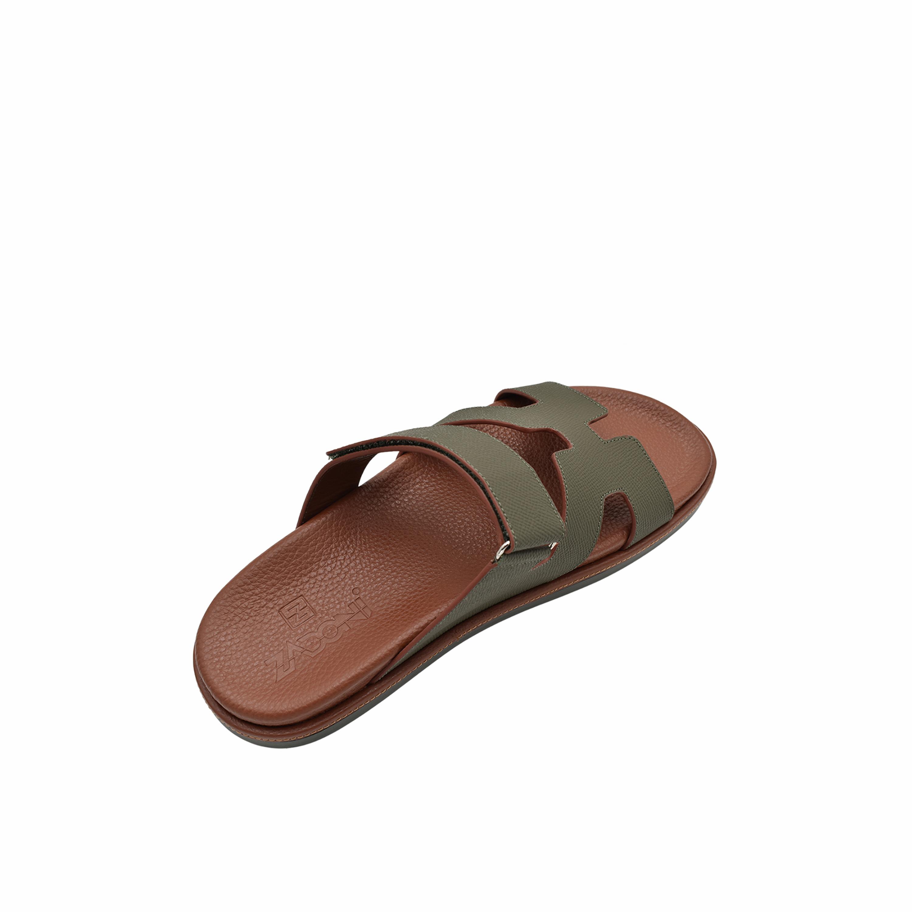 Zadoni Men's Italian Leather Arabic Sandals | ZRB-003-men-shoes-sandals-image-5